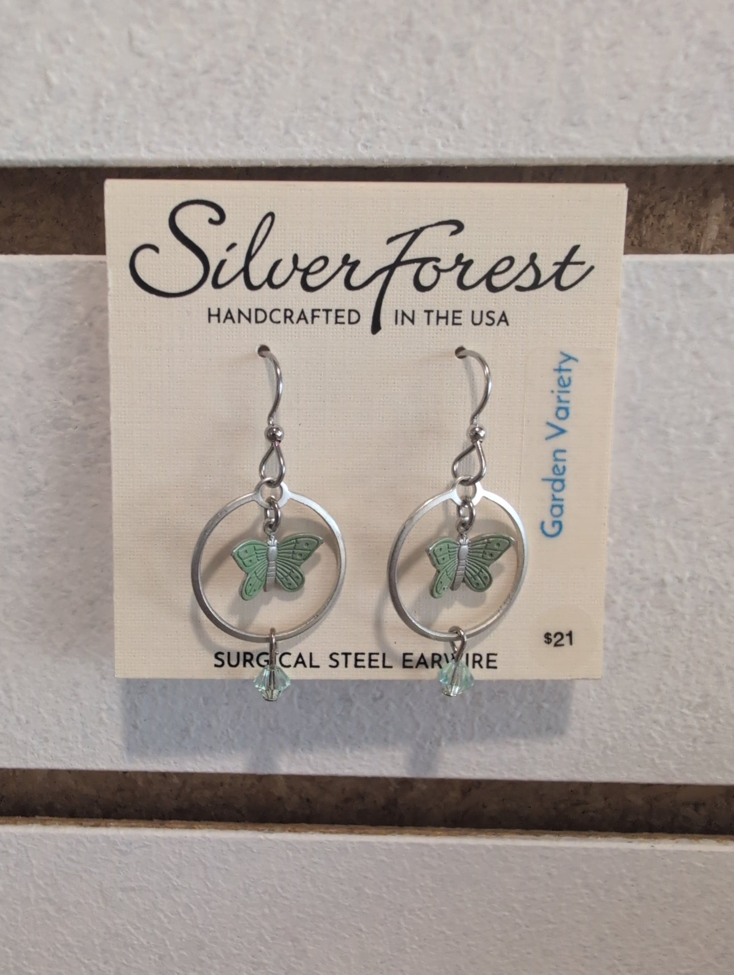 Silver Forest Earrings