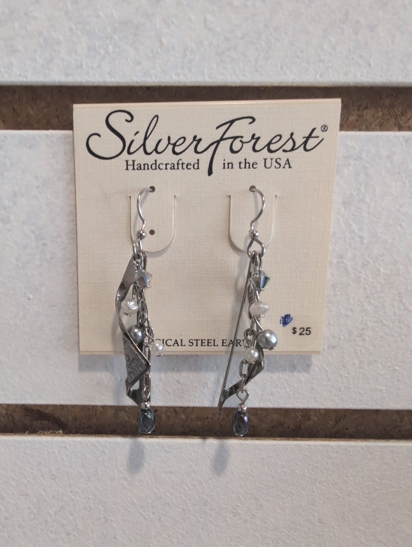 Silver Forest Earrings