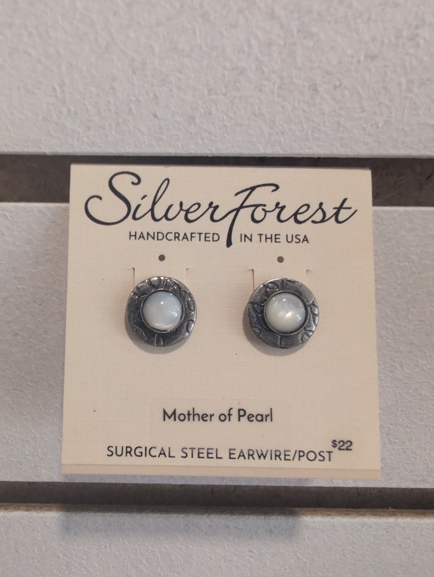 Silver Forest Earrings