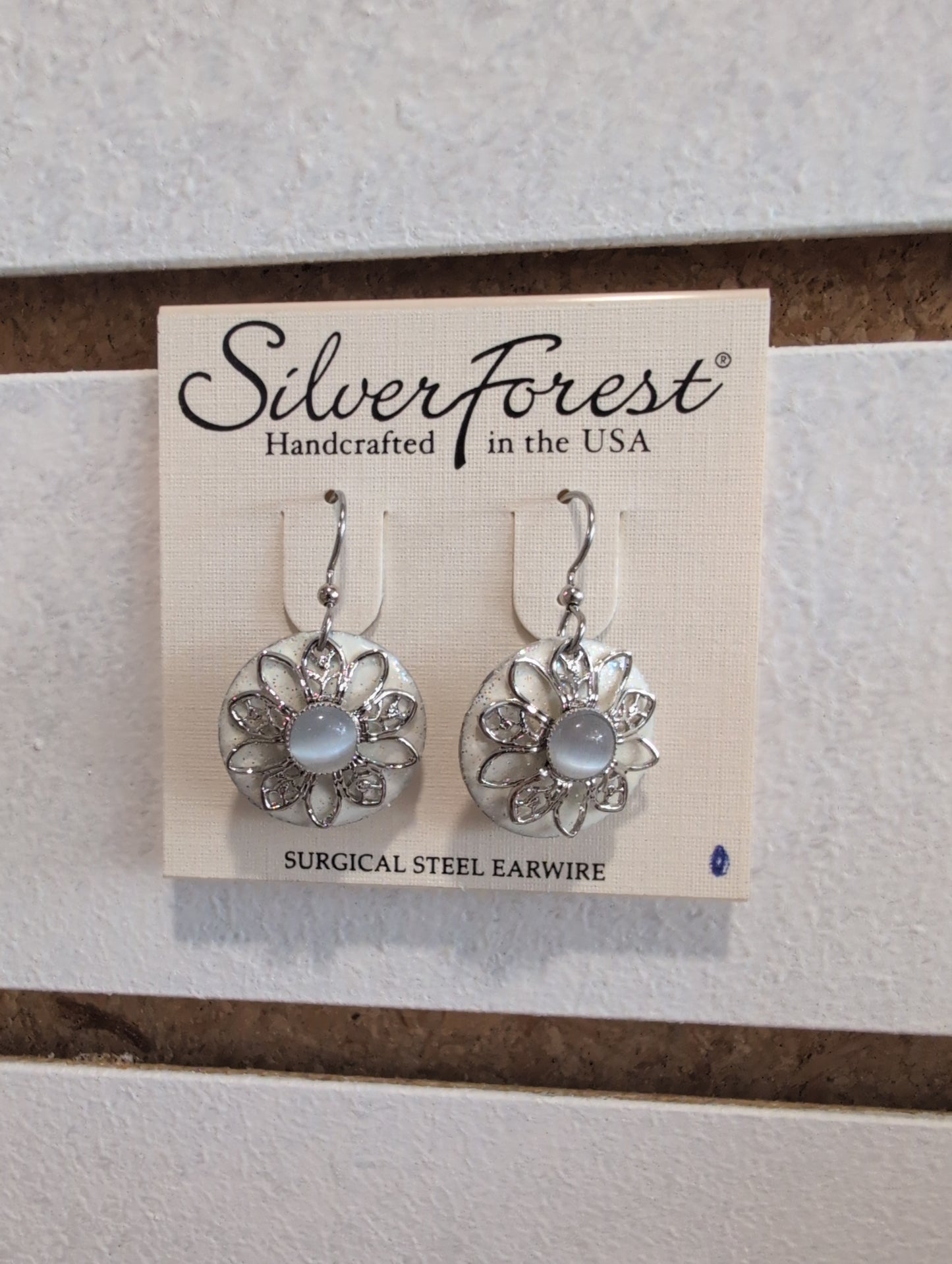 Silver Forest Earrings