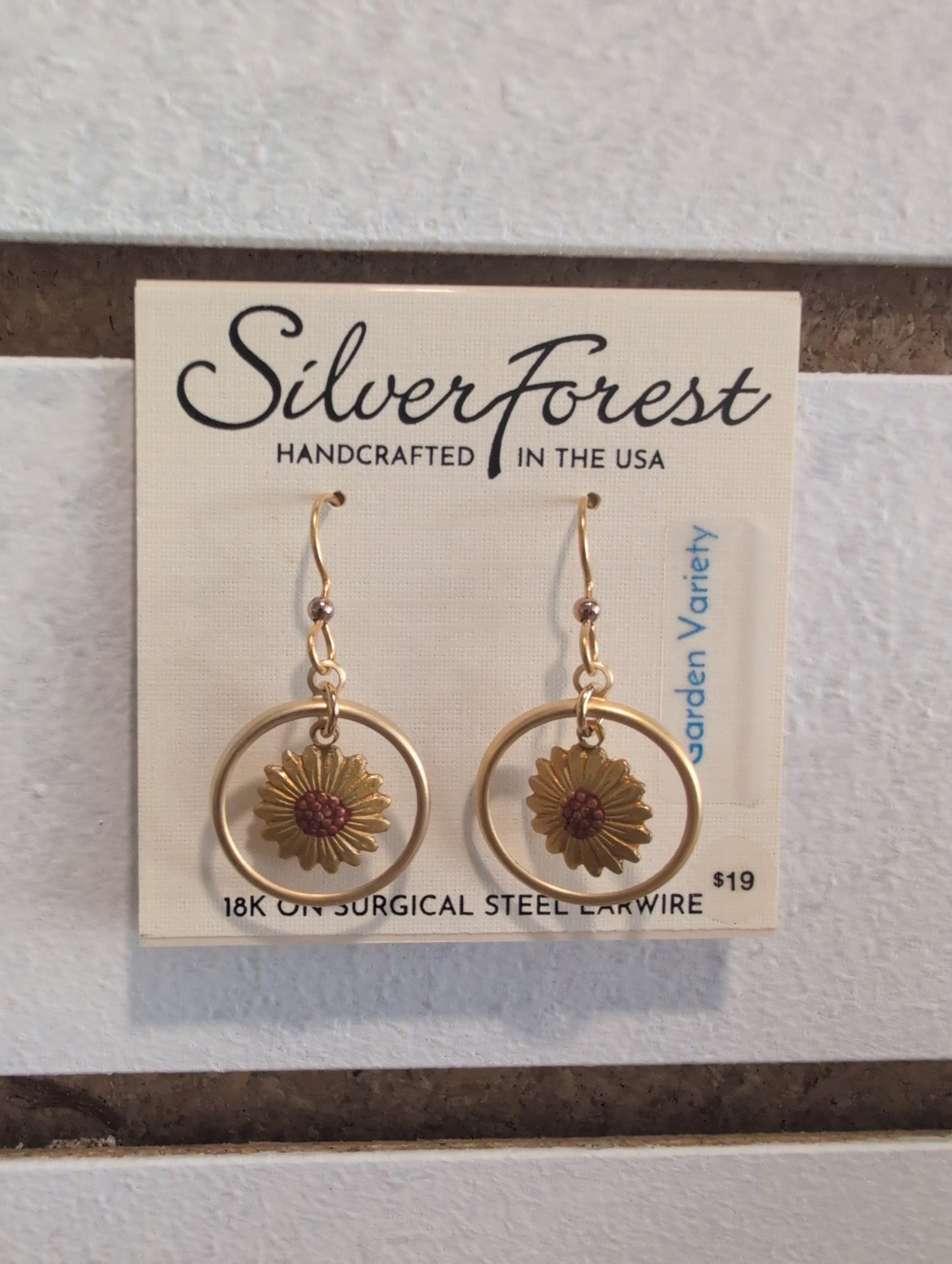 Silver Forest Earrings