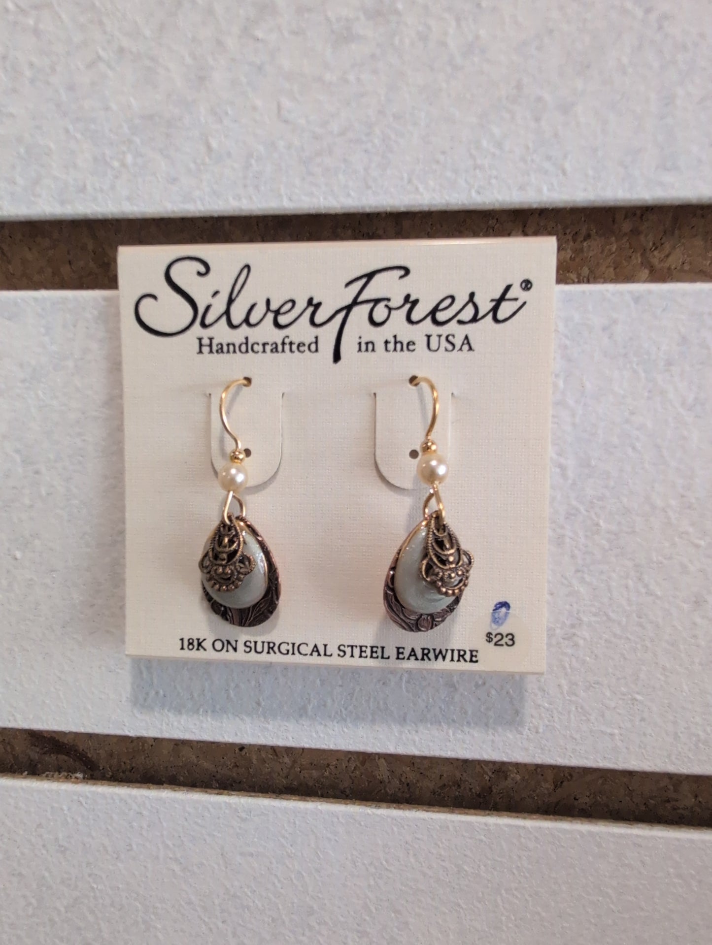 Silver Forest Earrings