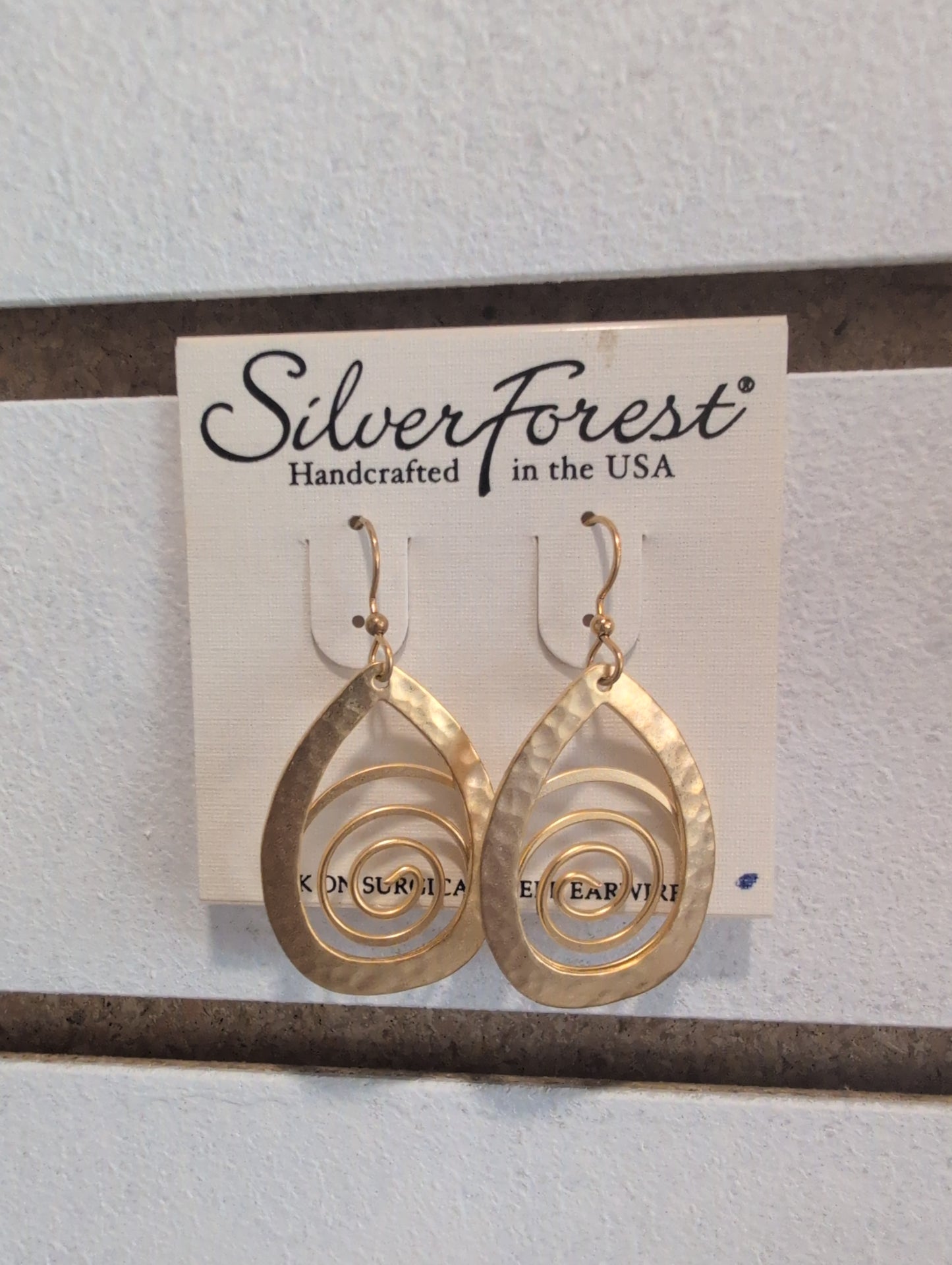 Silver Forest Earrings