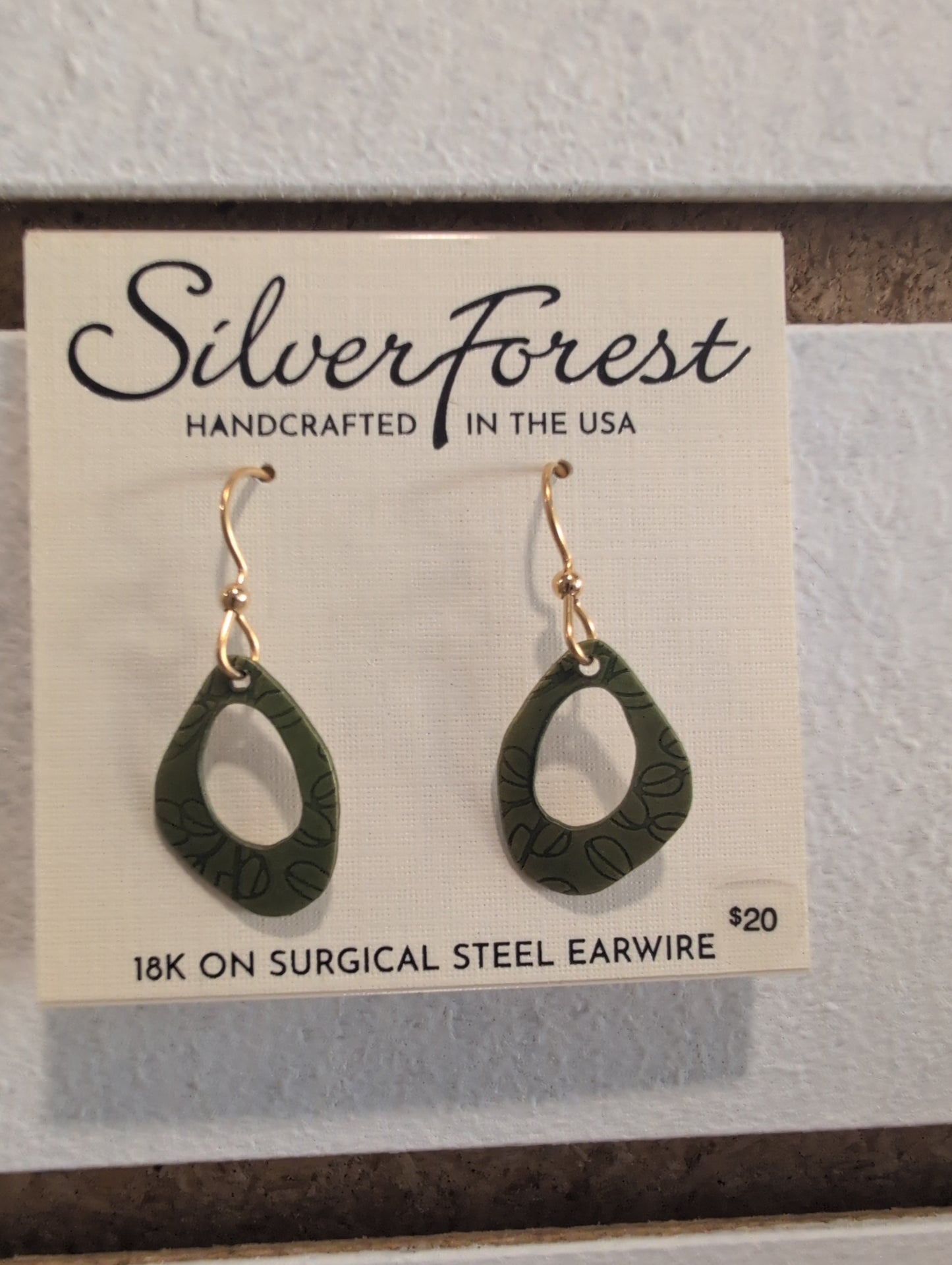 Silver Forest Earrings