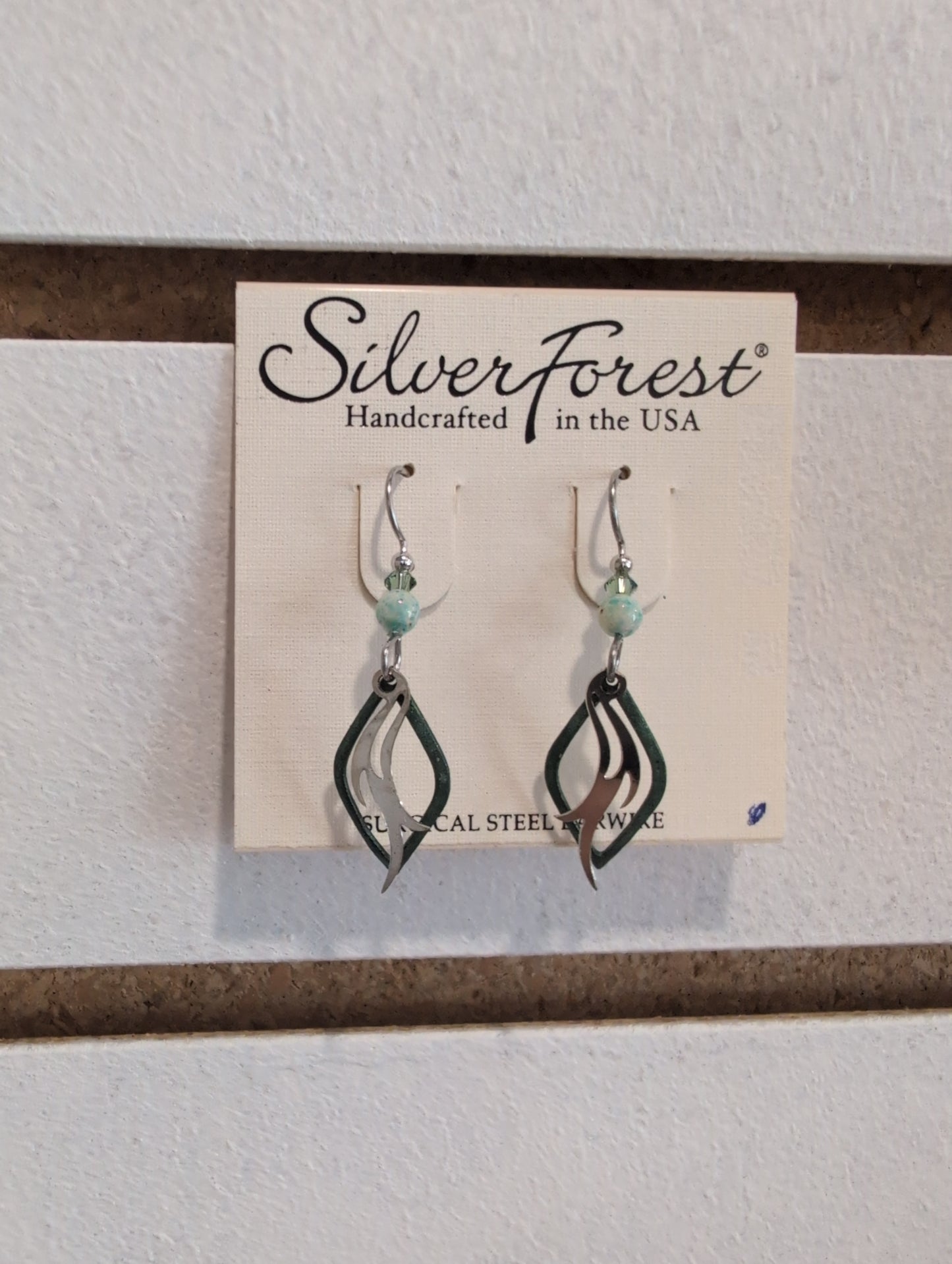 Silver Forest Earrings