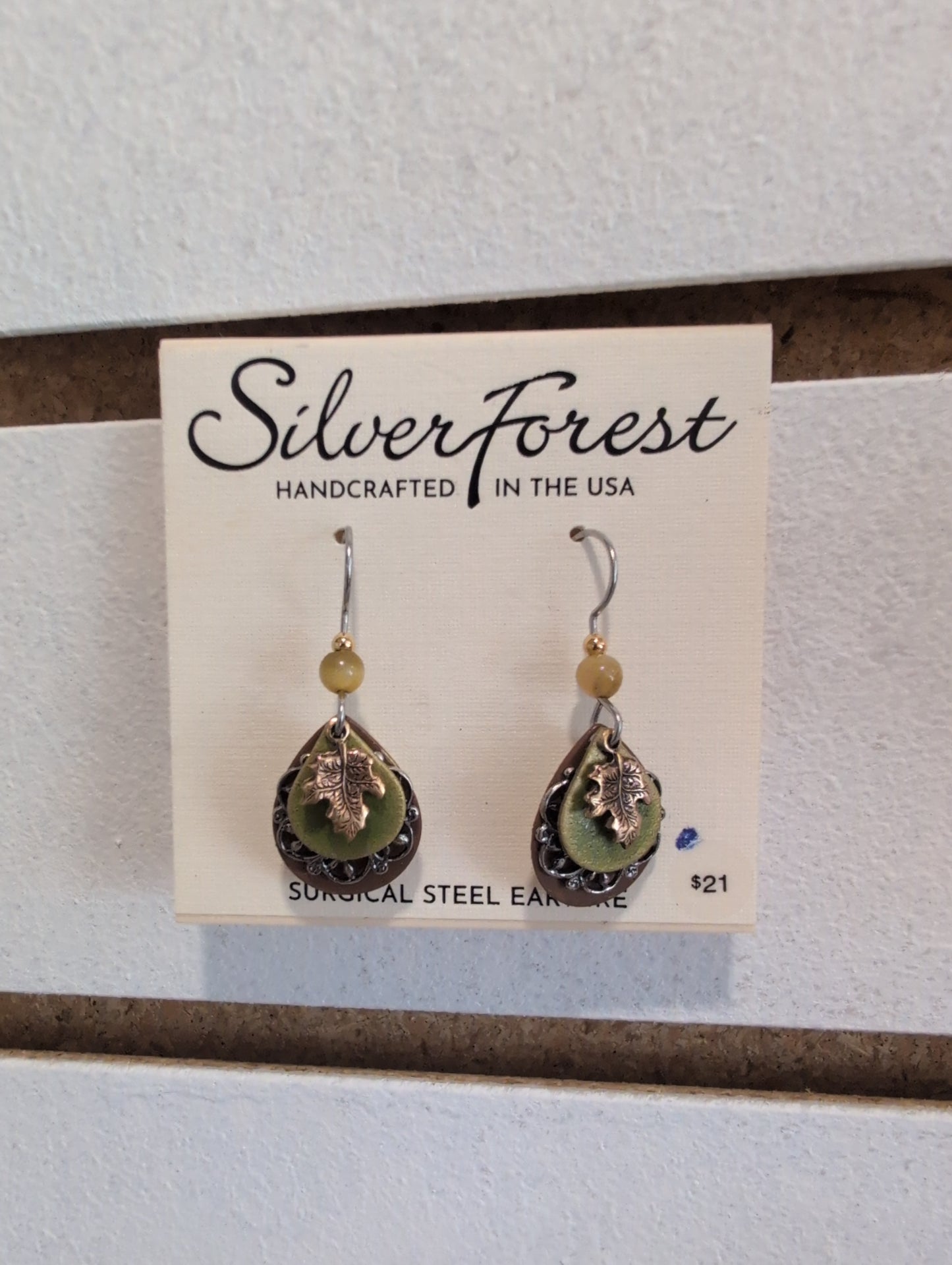 Silver Forest Earrings