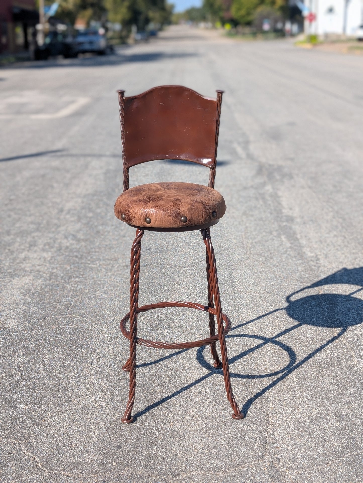 Iron Twist Barstools