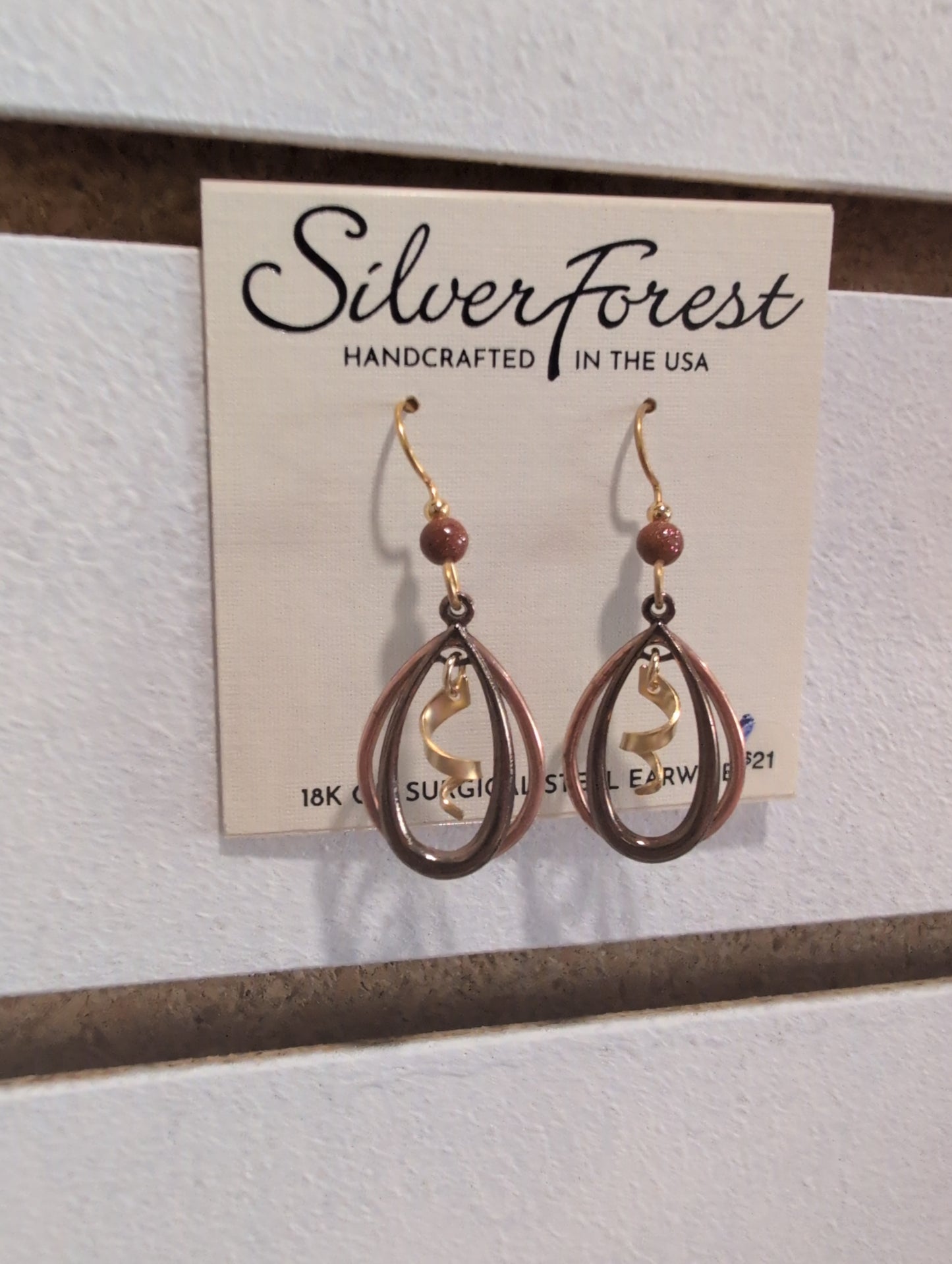 Silver Forest Earrings