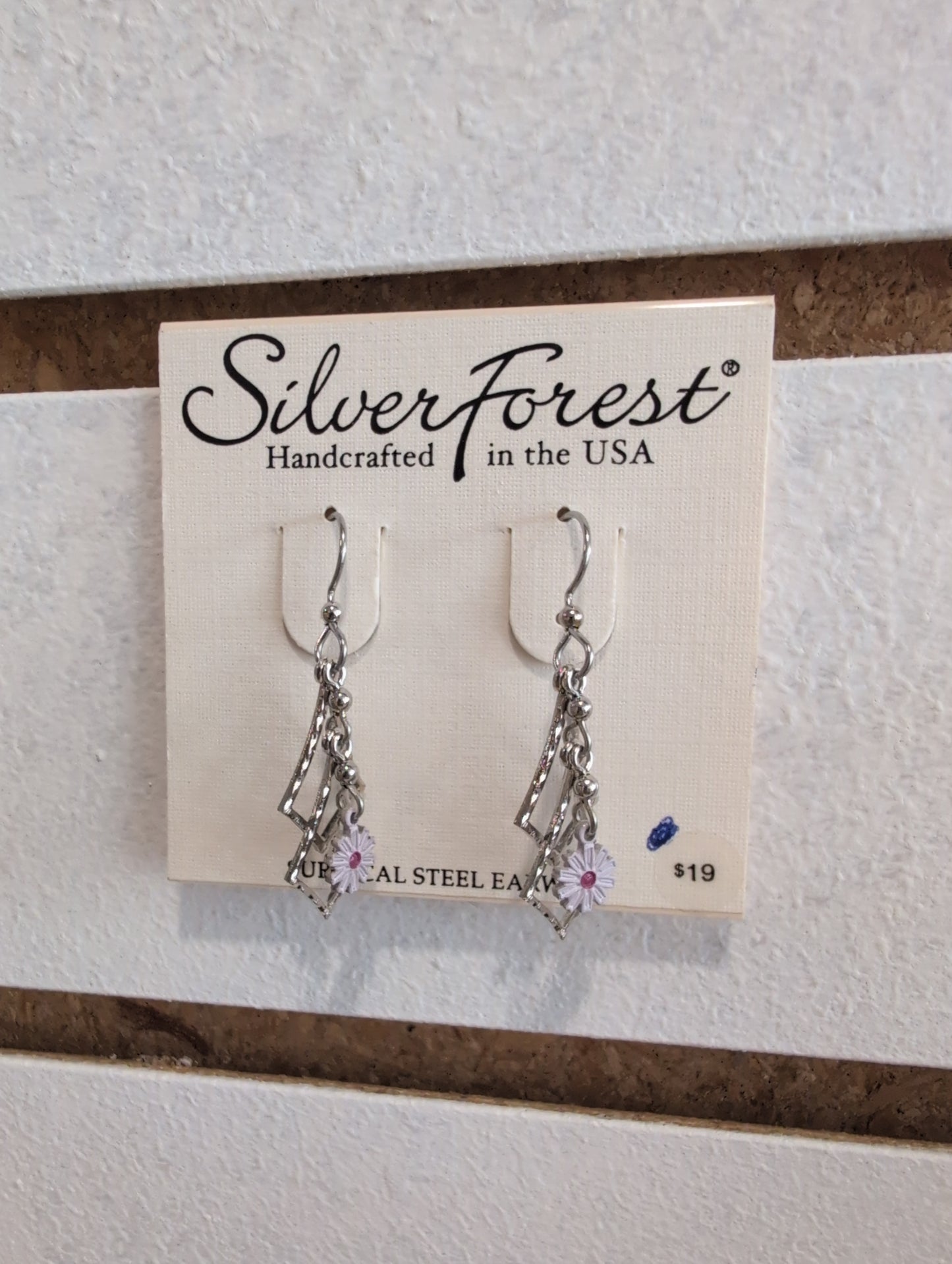 Silver Forest Earrings