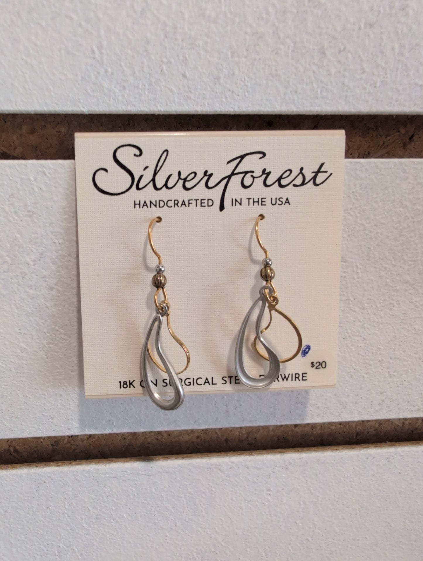 Silver Forest Earrings