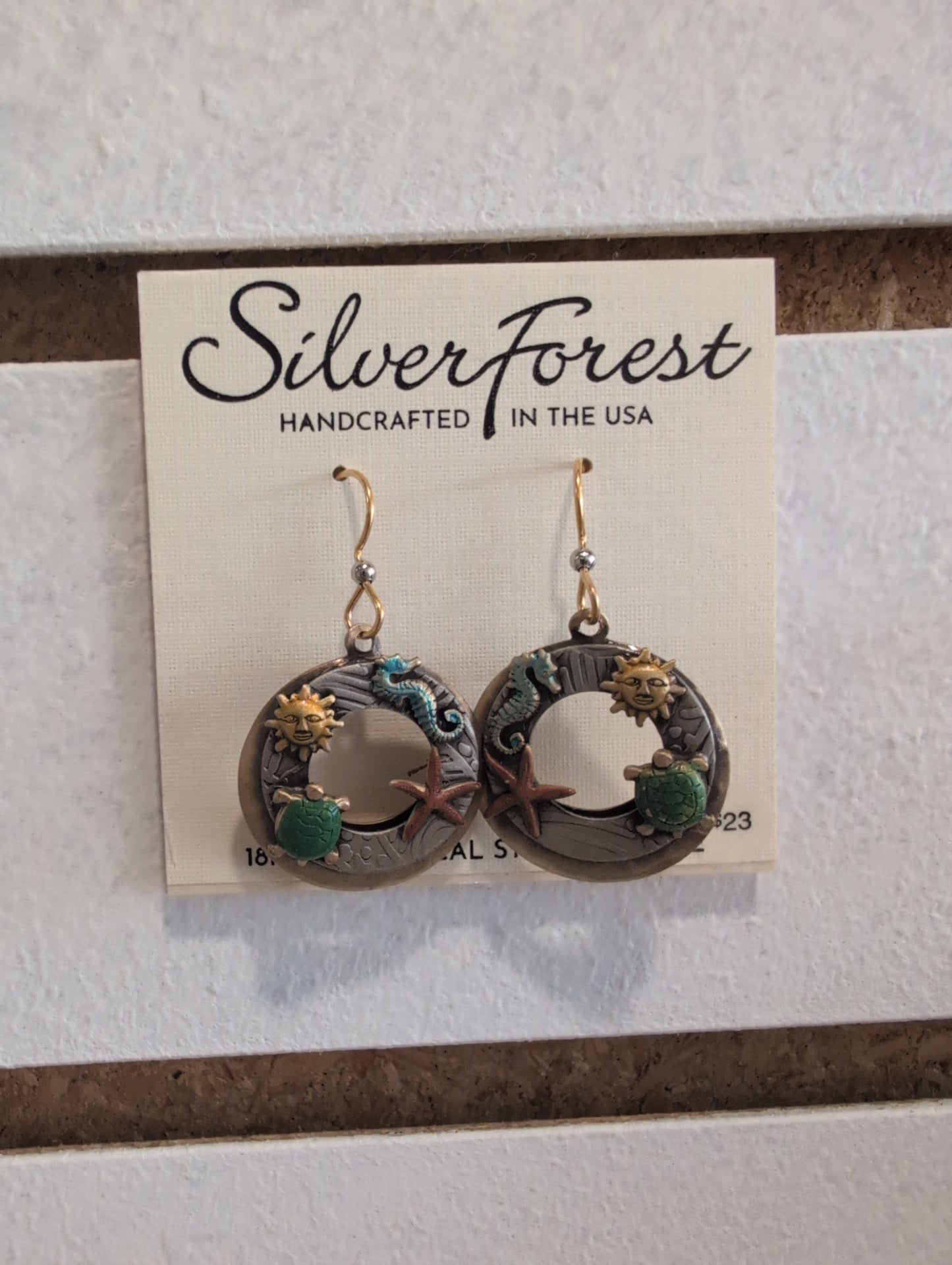 Silver Forest Earrings