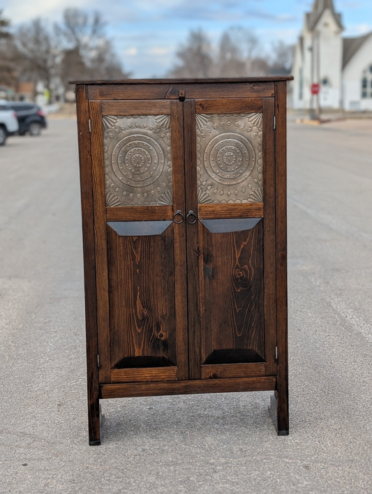 Double Metal Design Jelly Cabinet - IS