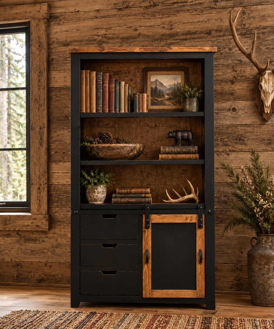 Black Barn Book Case