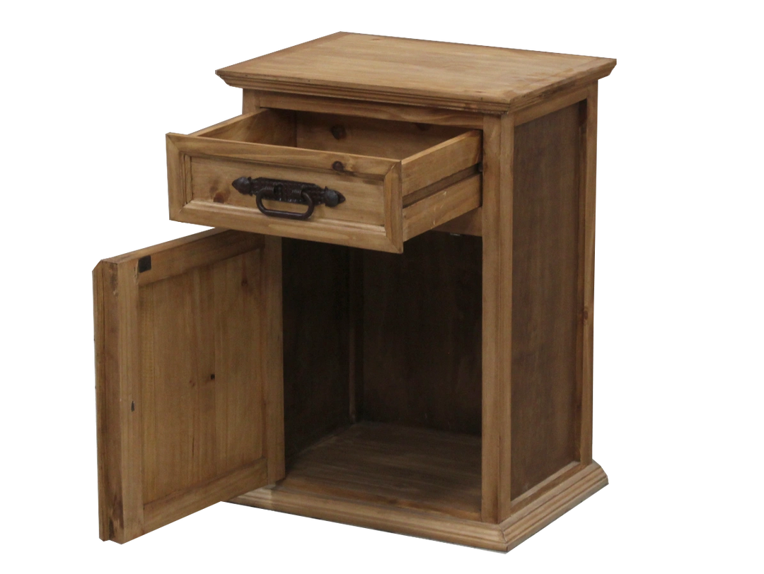 Tall Honey Nightstand - IS