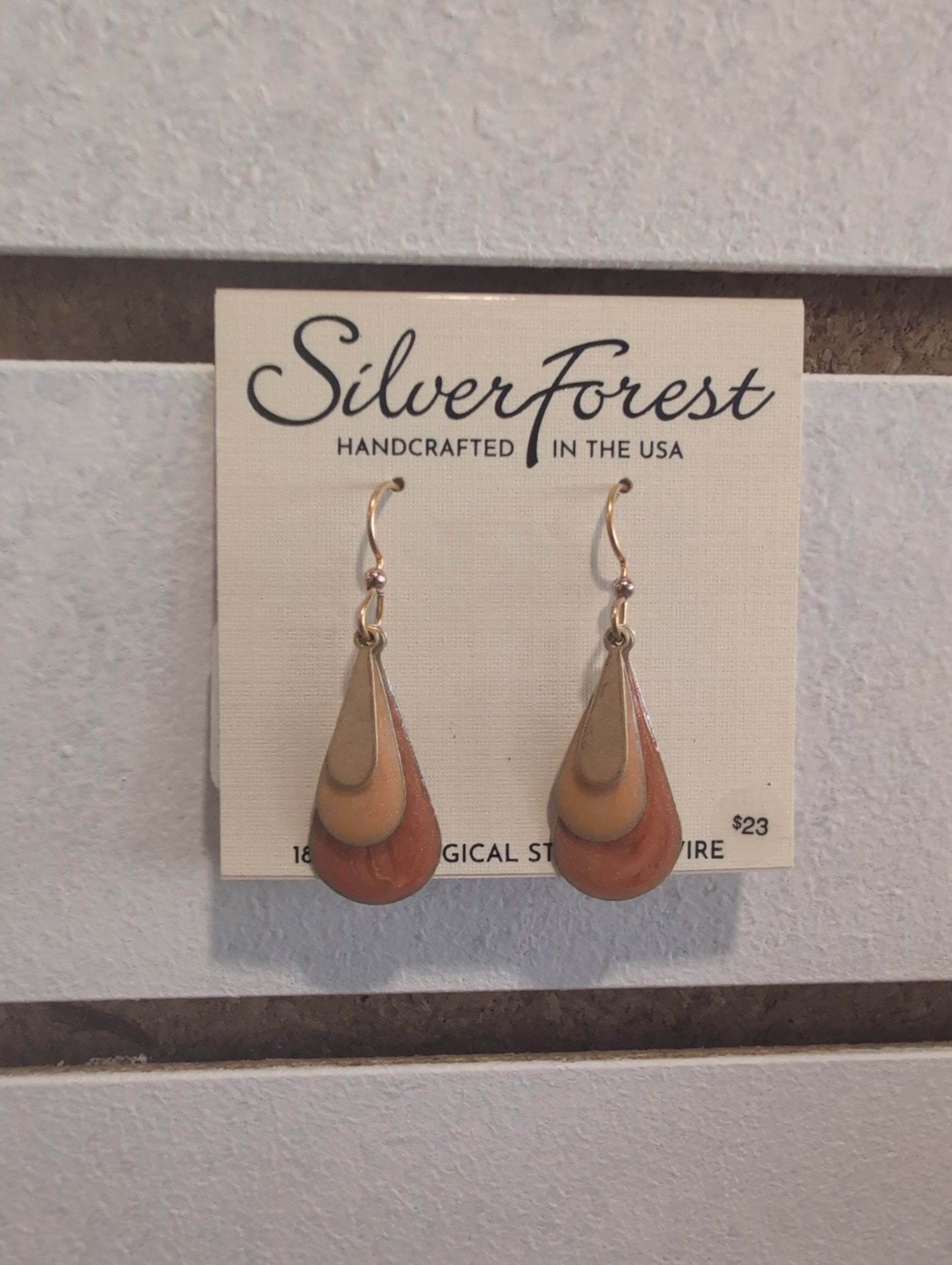 Silver Forest Earrings