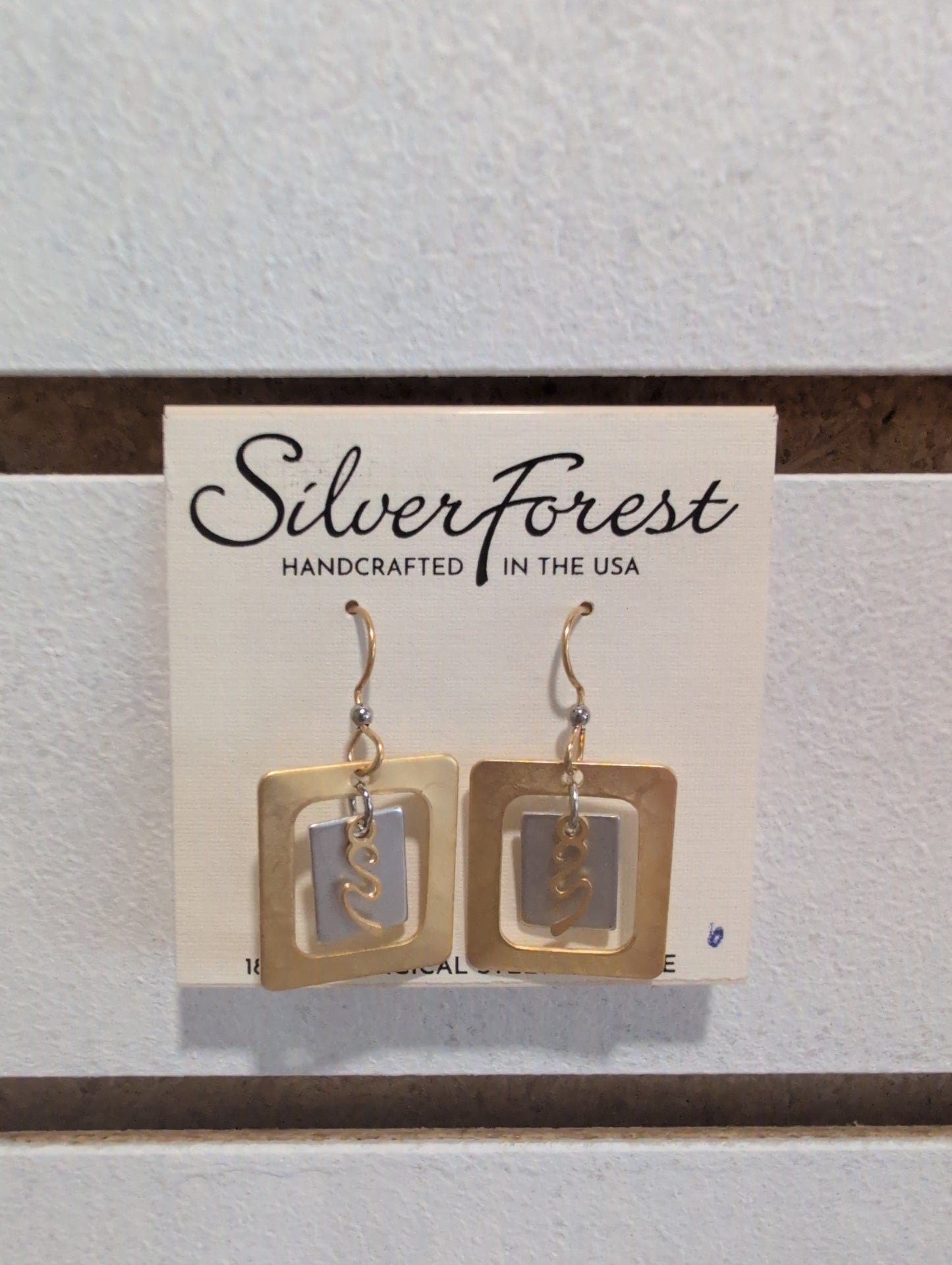 Silver Forest Earrings