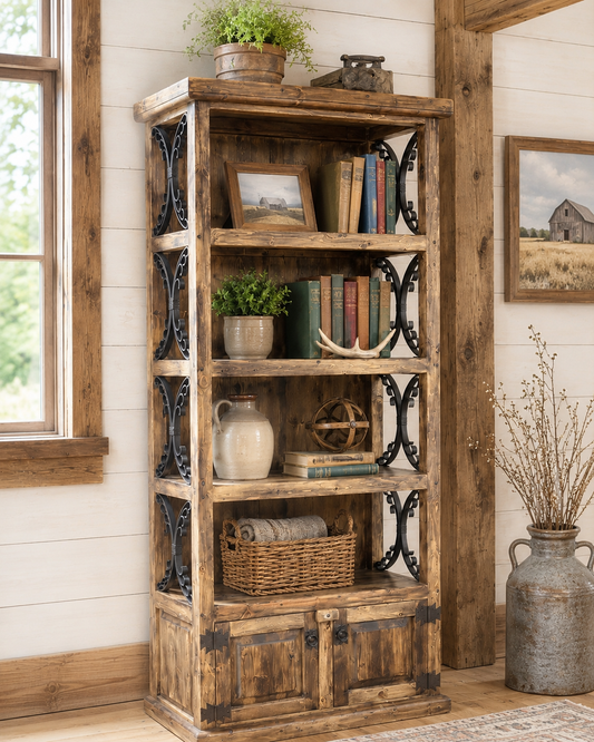 Scrolled Bookshelf