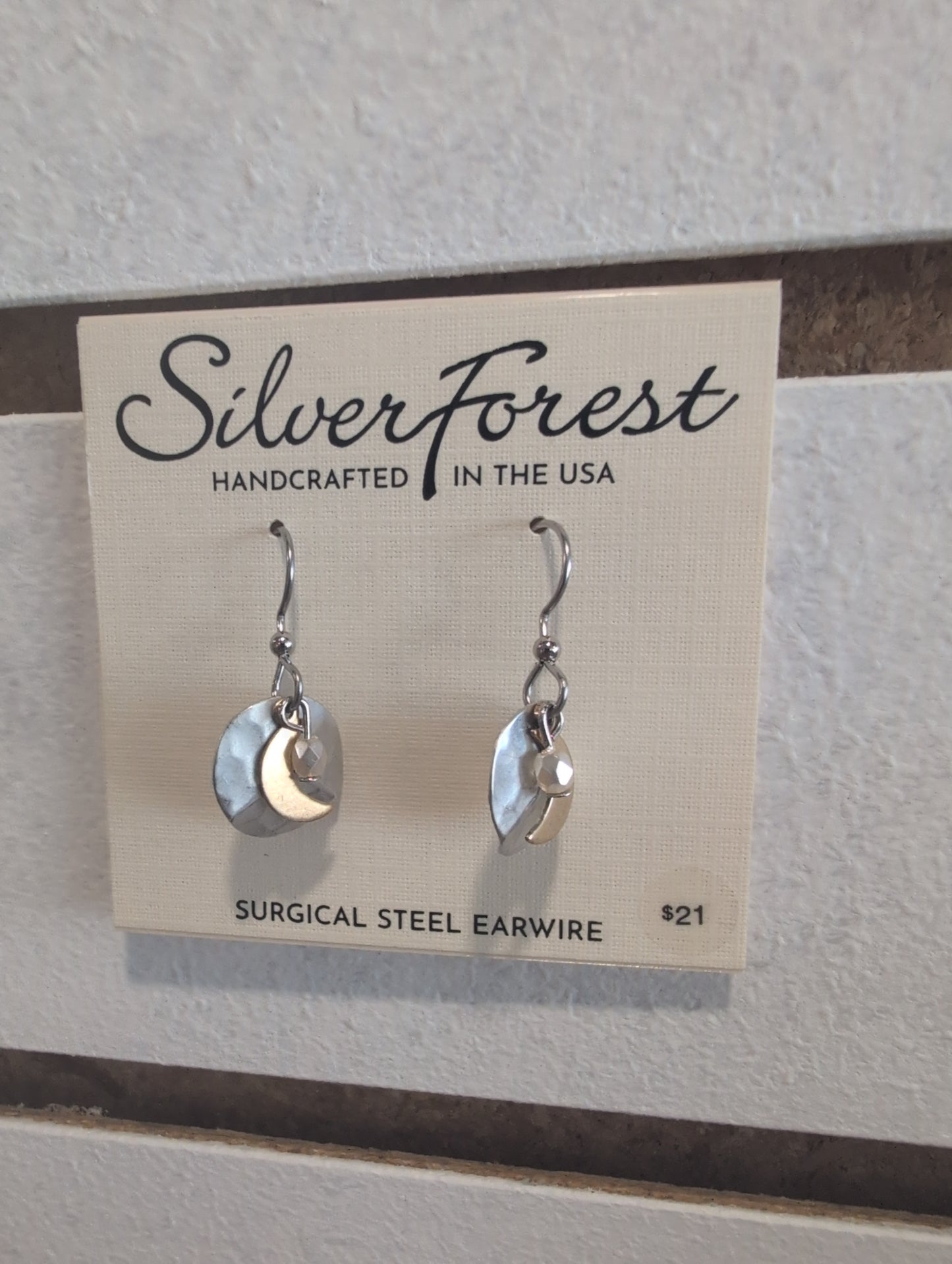 Silver Forest Earrings