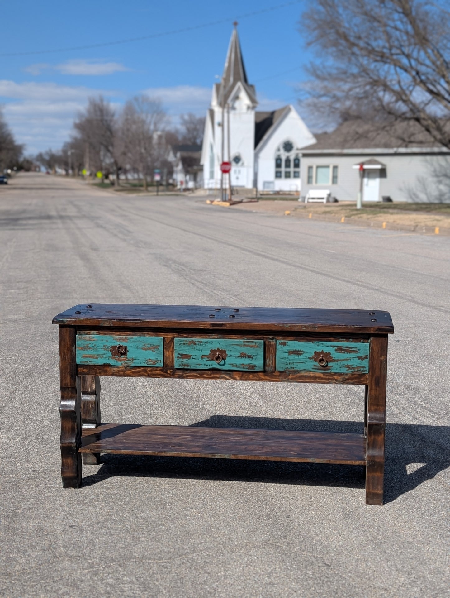 Rusty Nail Sofa Table - IS