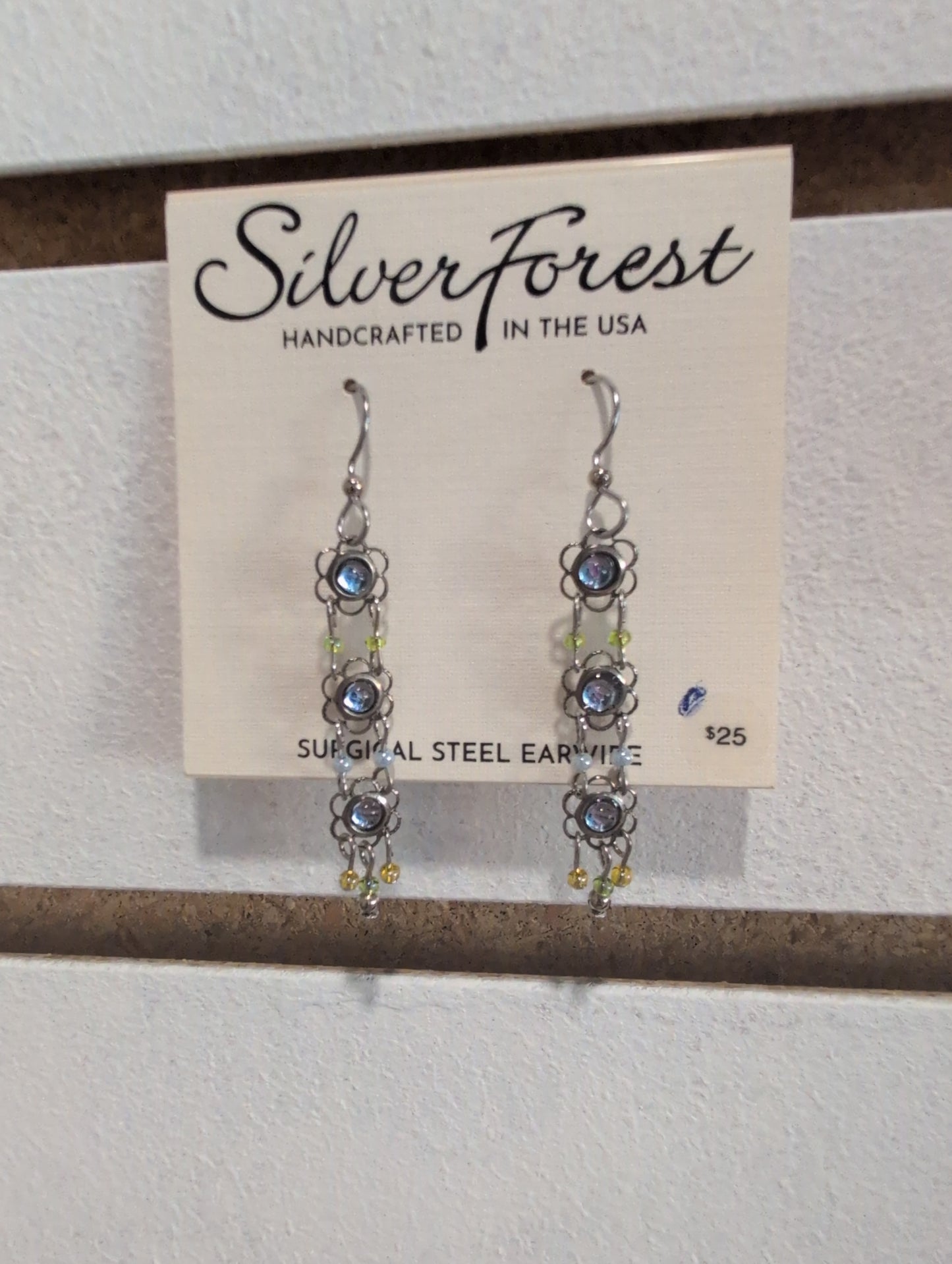 Silver Forest Earrings