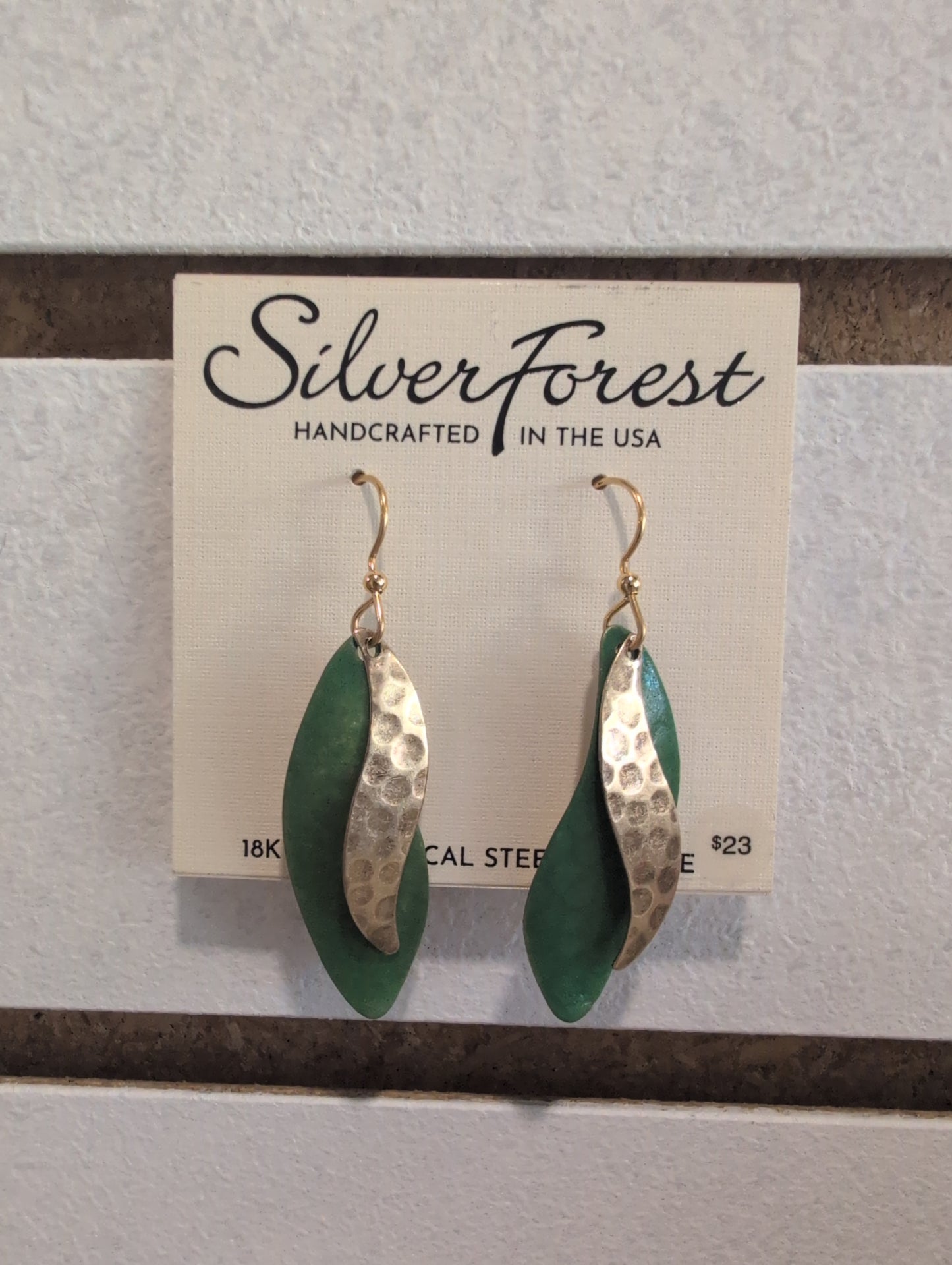Silver Forest Earrings