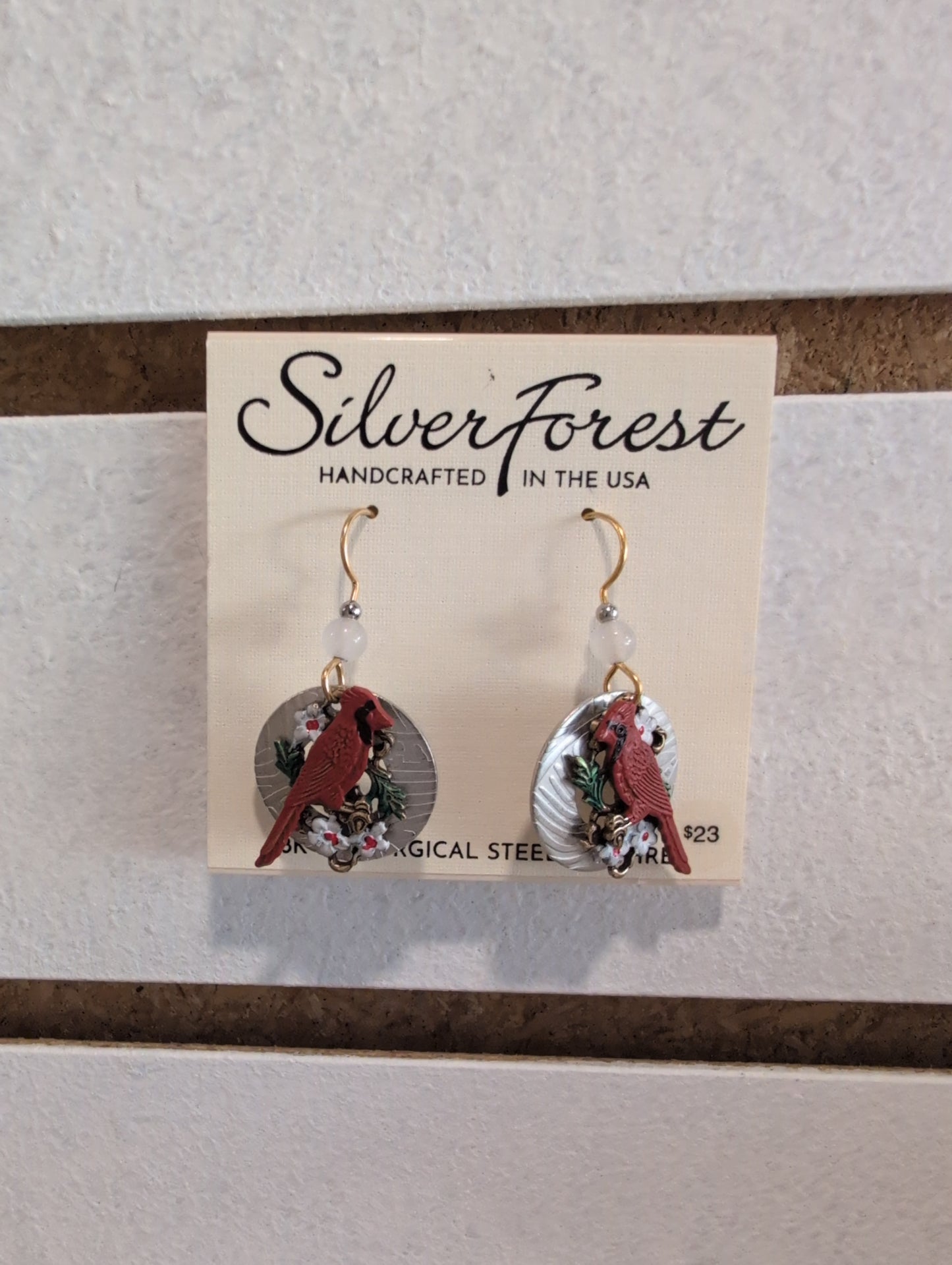 Silver Forest Earrings