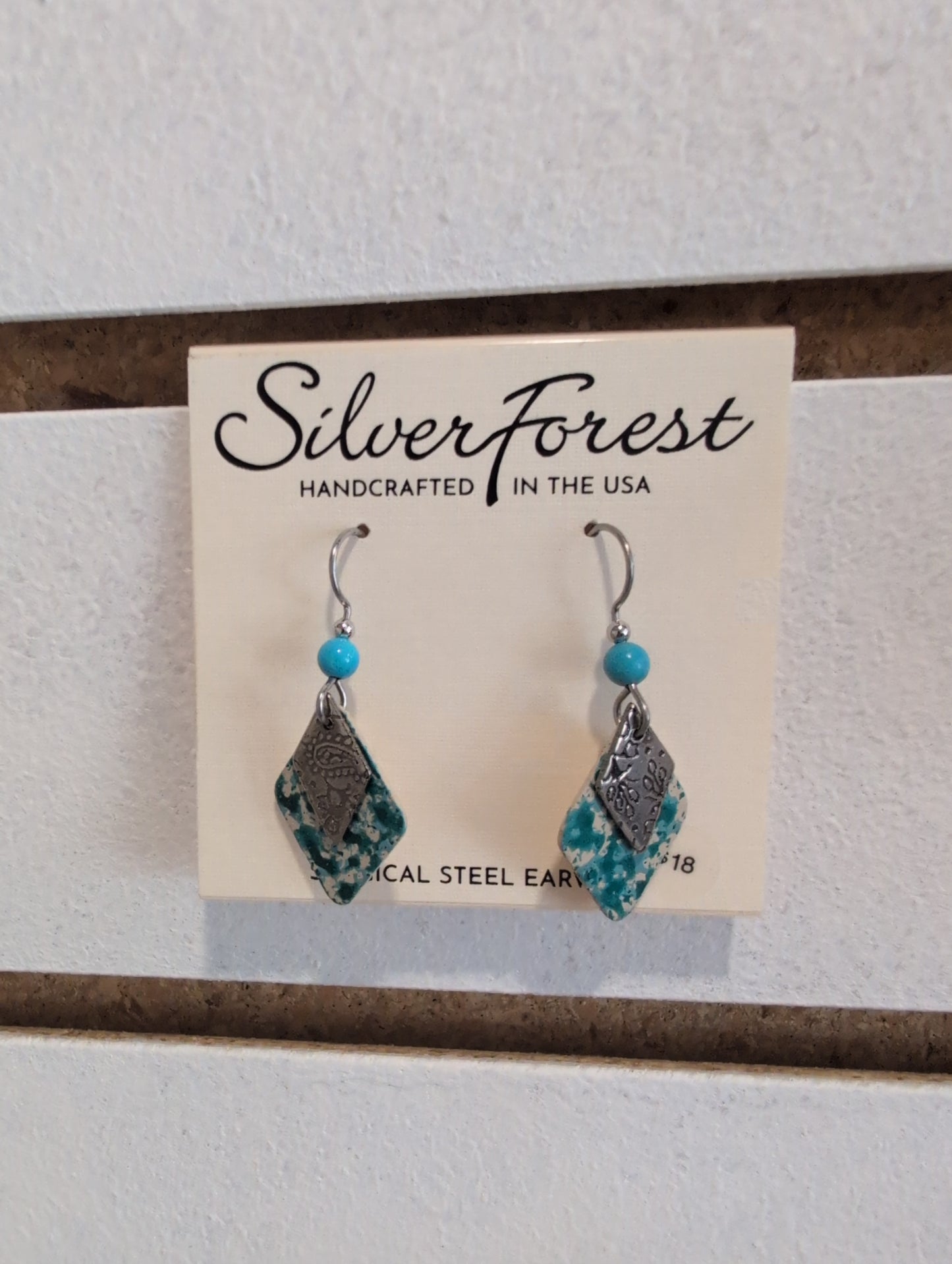 Silver Forest Earrings