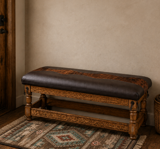 Chaps Cowhide Bench