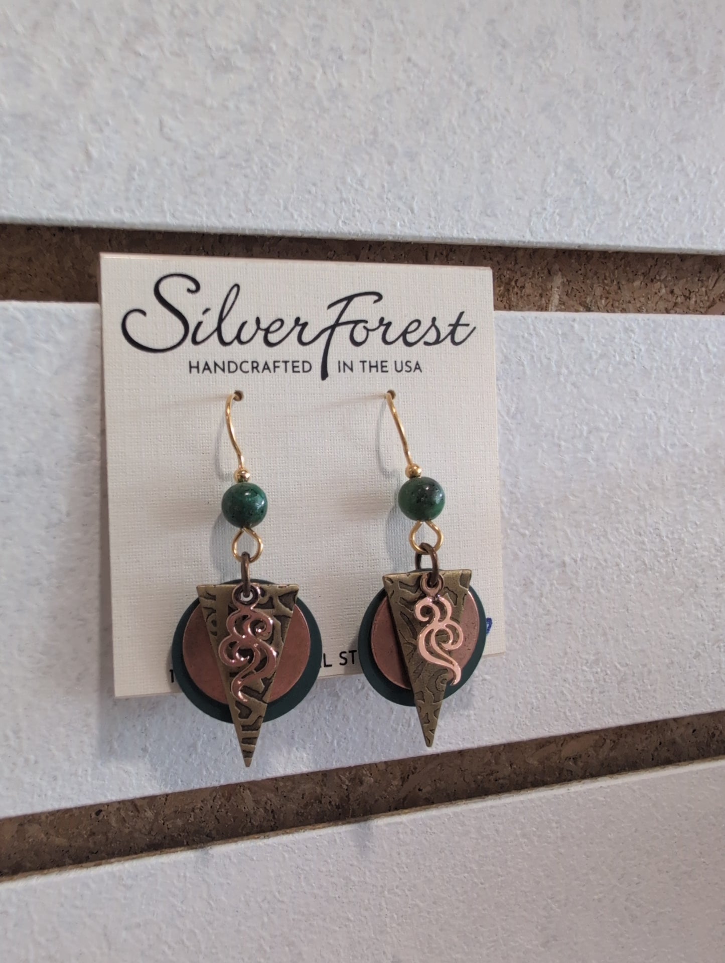 Silver Forest Earrings