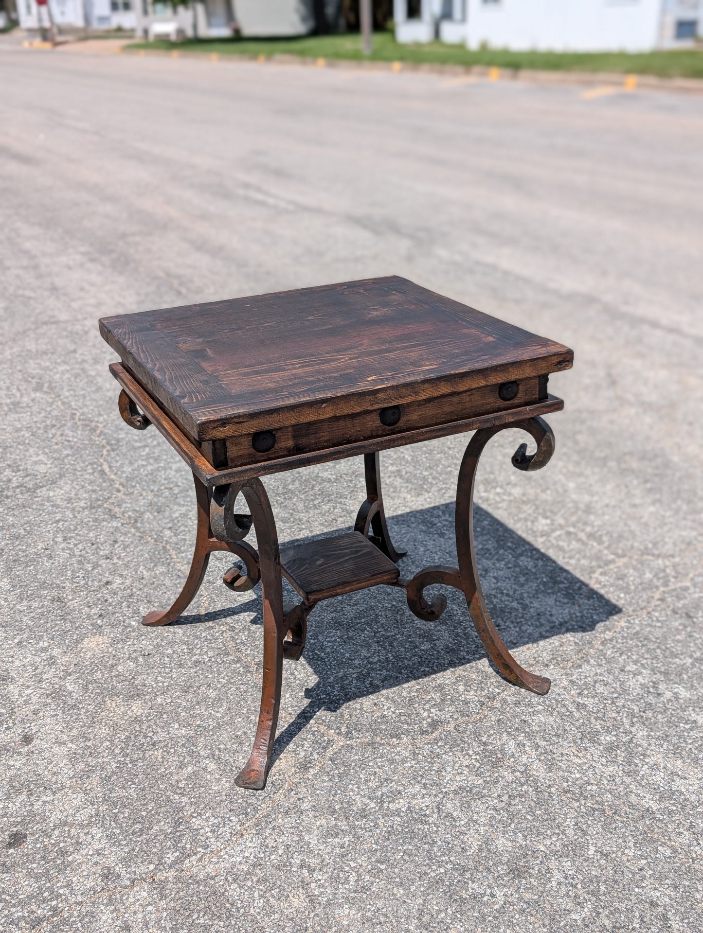 Pesada Iron End Tables - Square