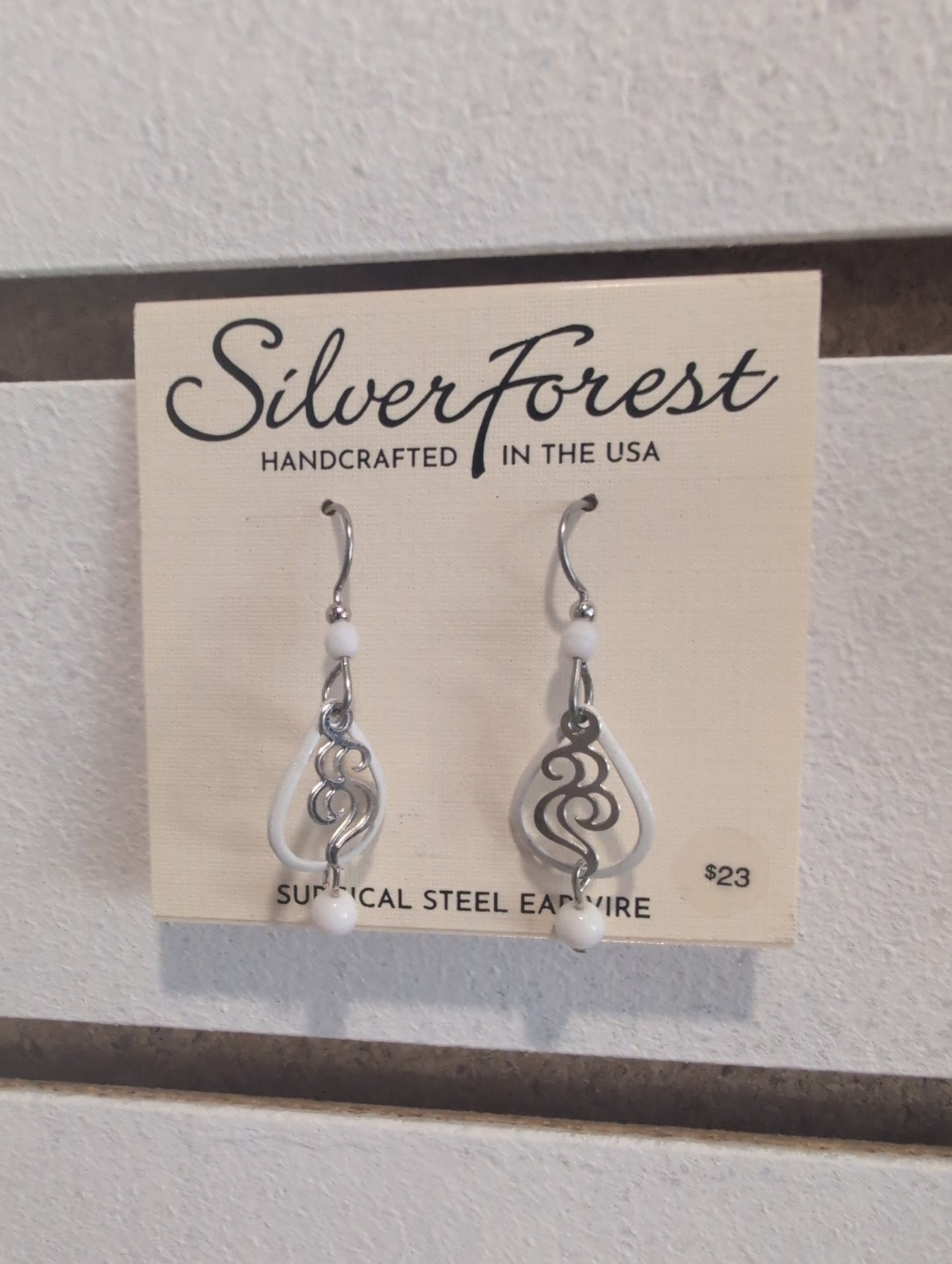 Silver Forest Earrings