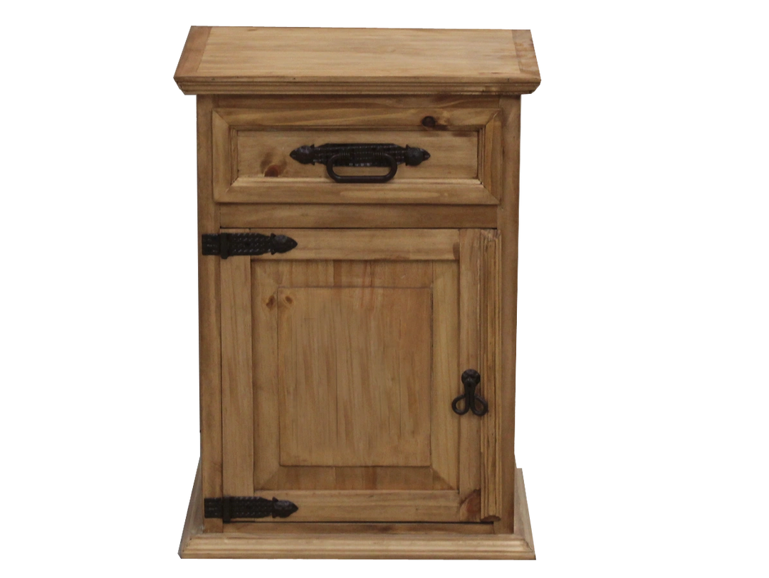 Bur Nightstand - 1 Door/1 Drawer