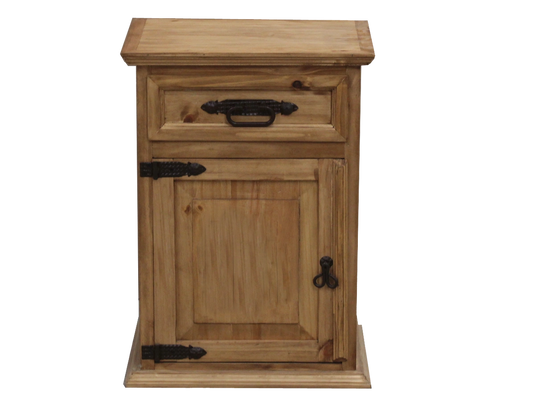 Bur Nightstand - 1 Door/1 Drawer