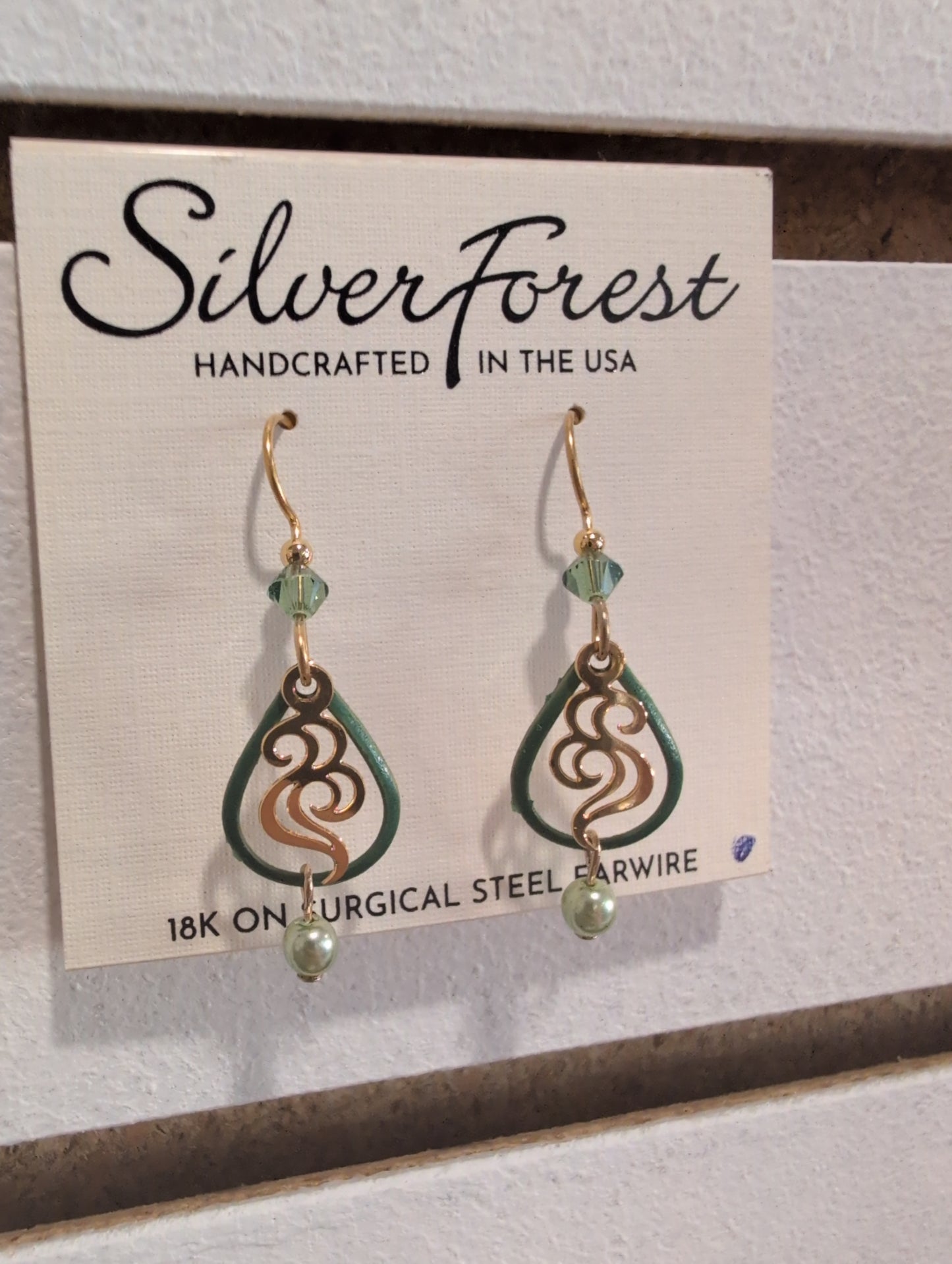 Silver Forest Earrings