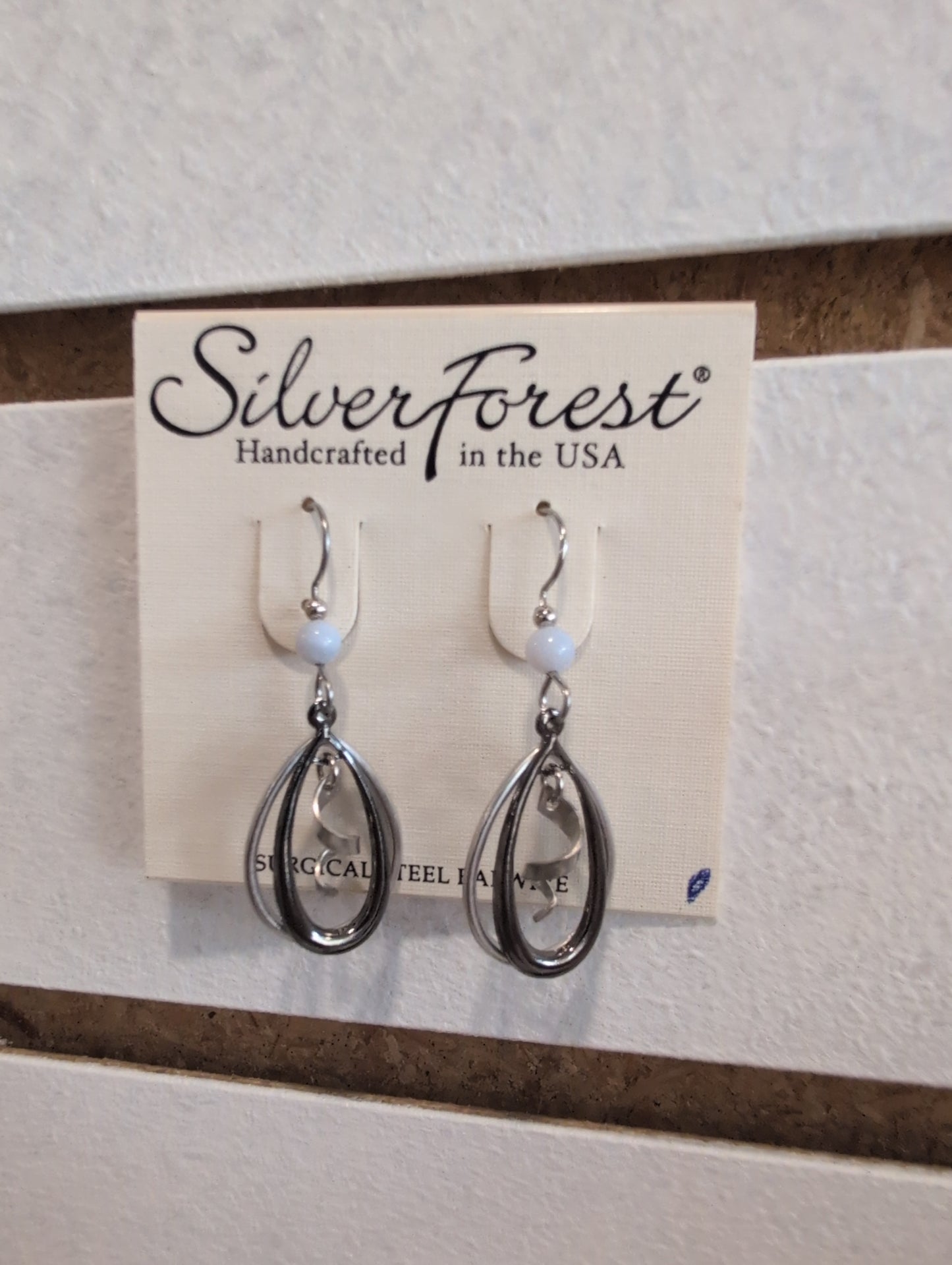Silver Forest Earrings