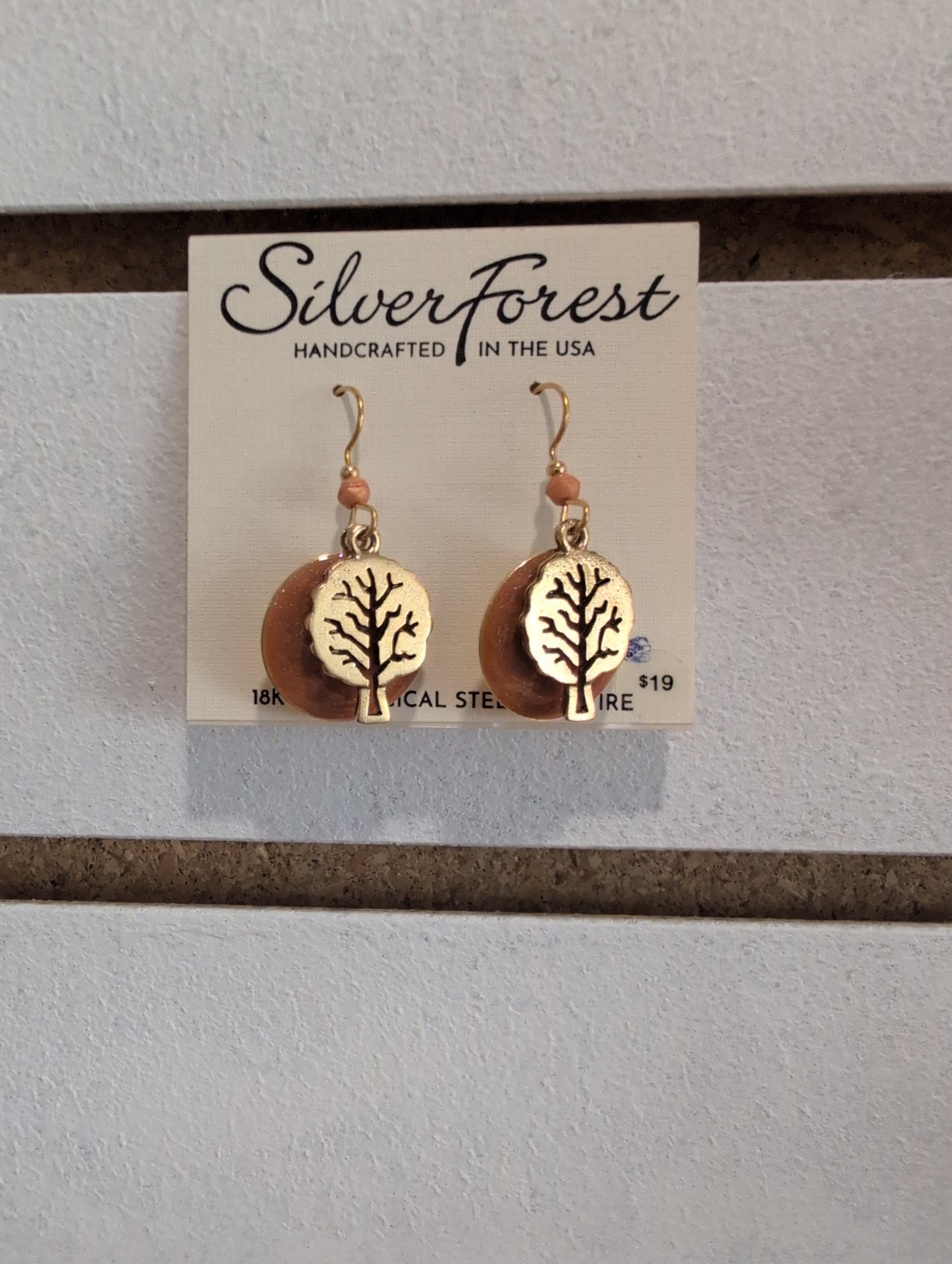Silver Forest Earrings