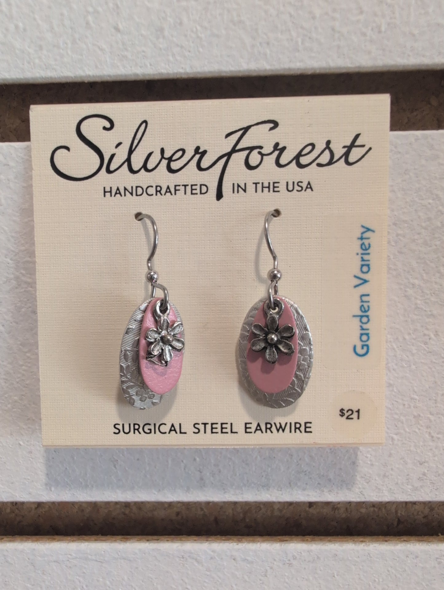 Silver Forest Earrings