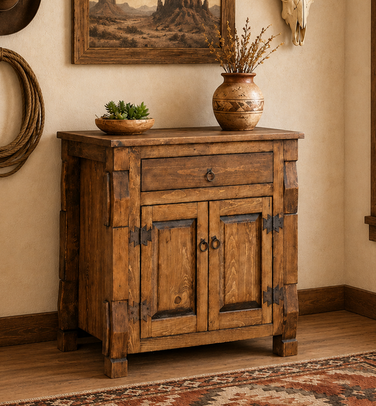 Felipe Solid Pine Cabinet / Vanity