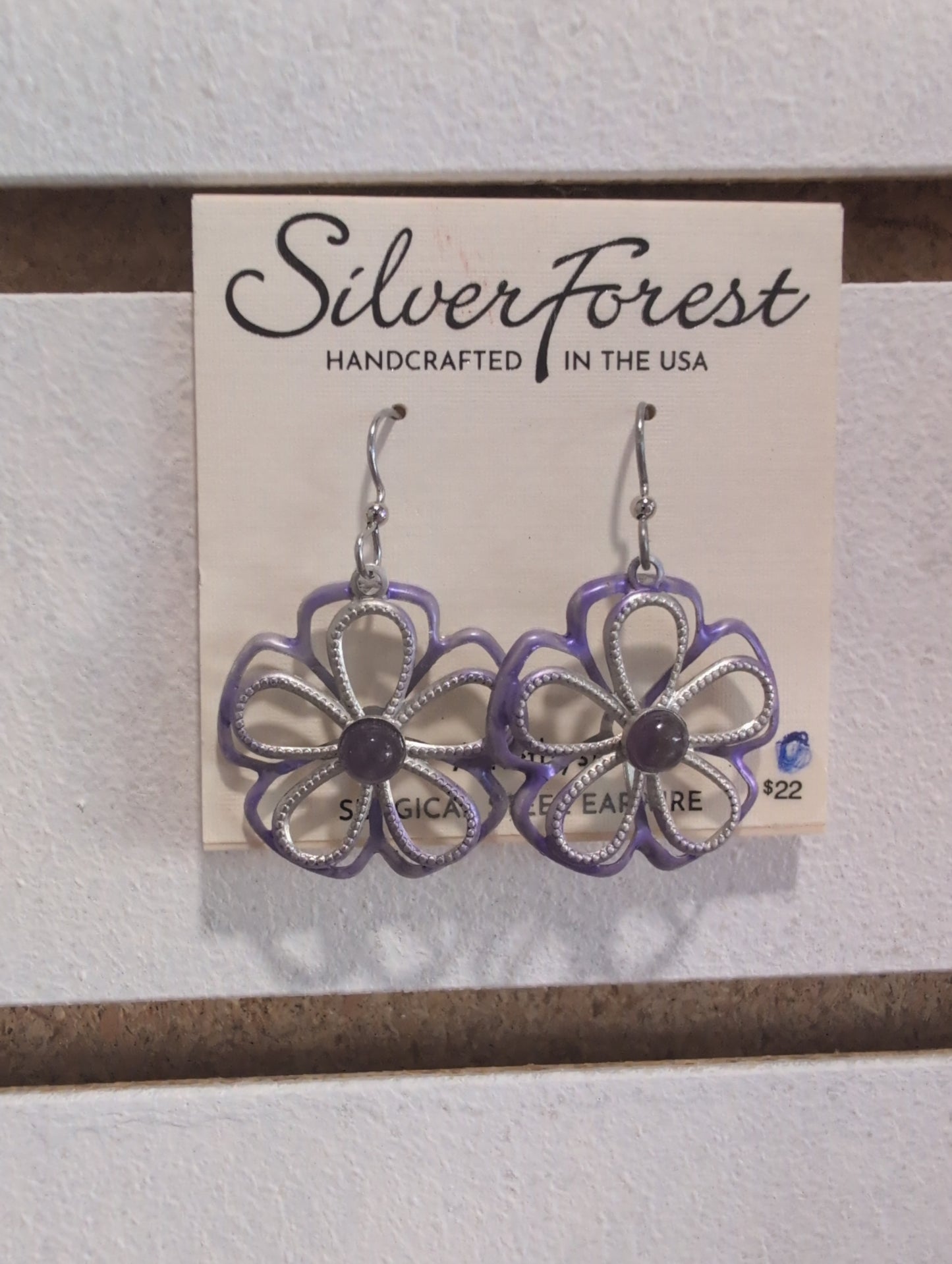 Silver Forest Earrings