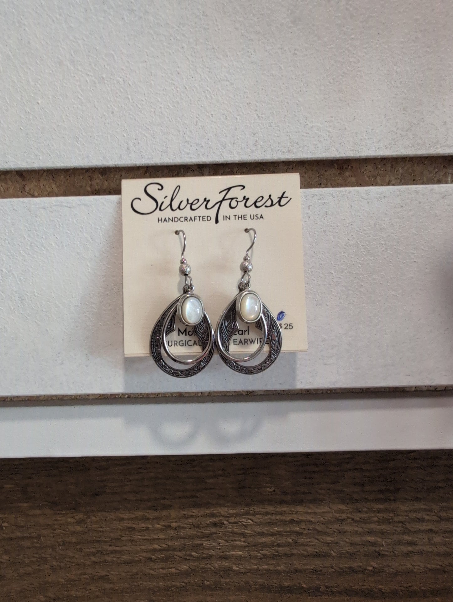 Silver Forest Earrings