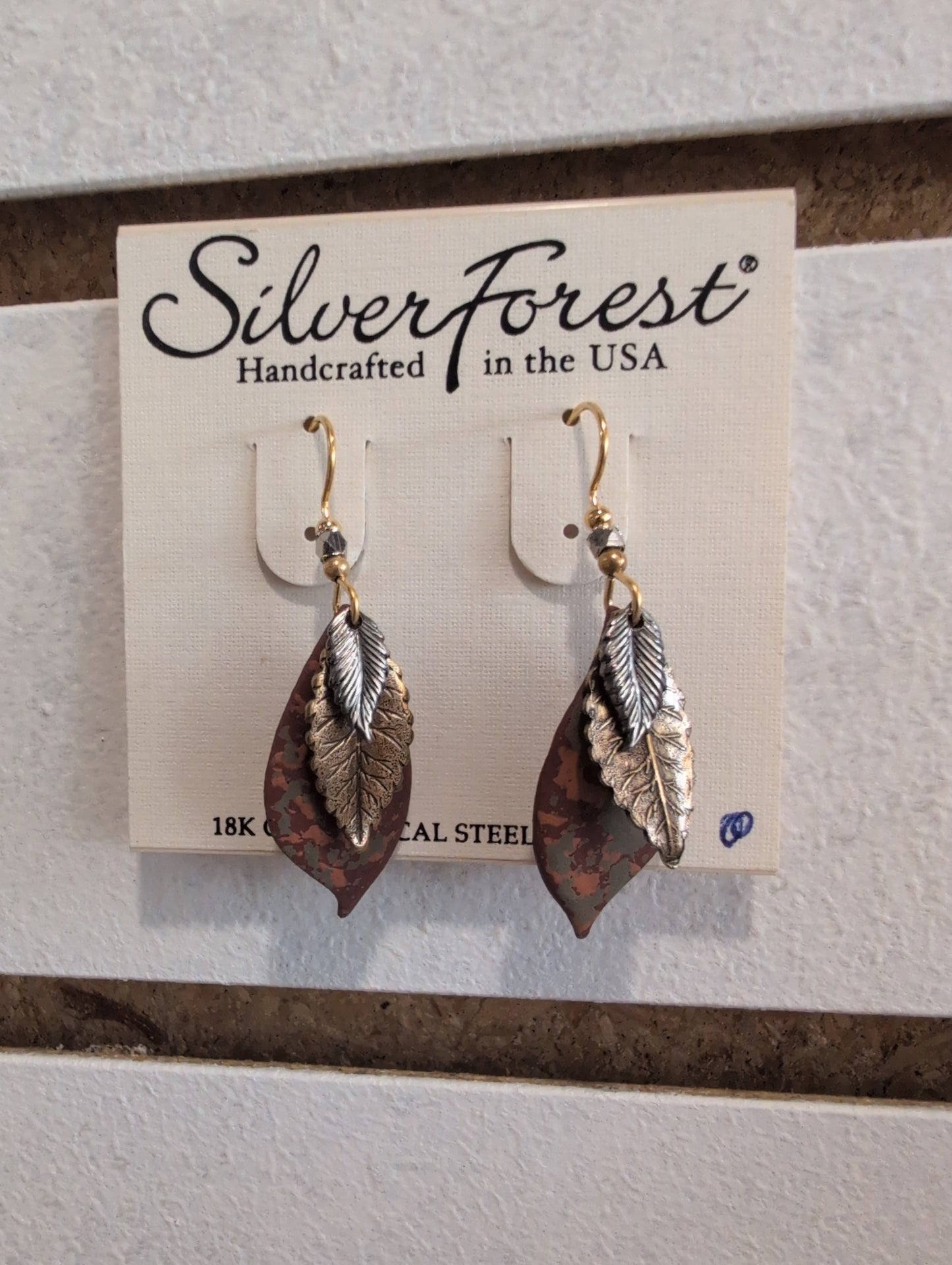Silver Forest Earrings