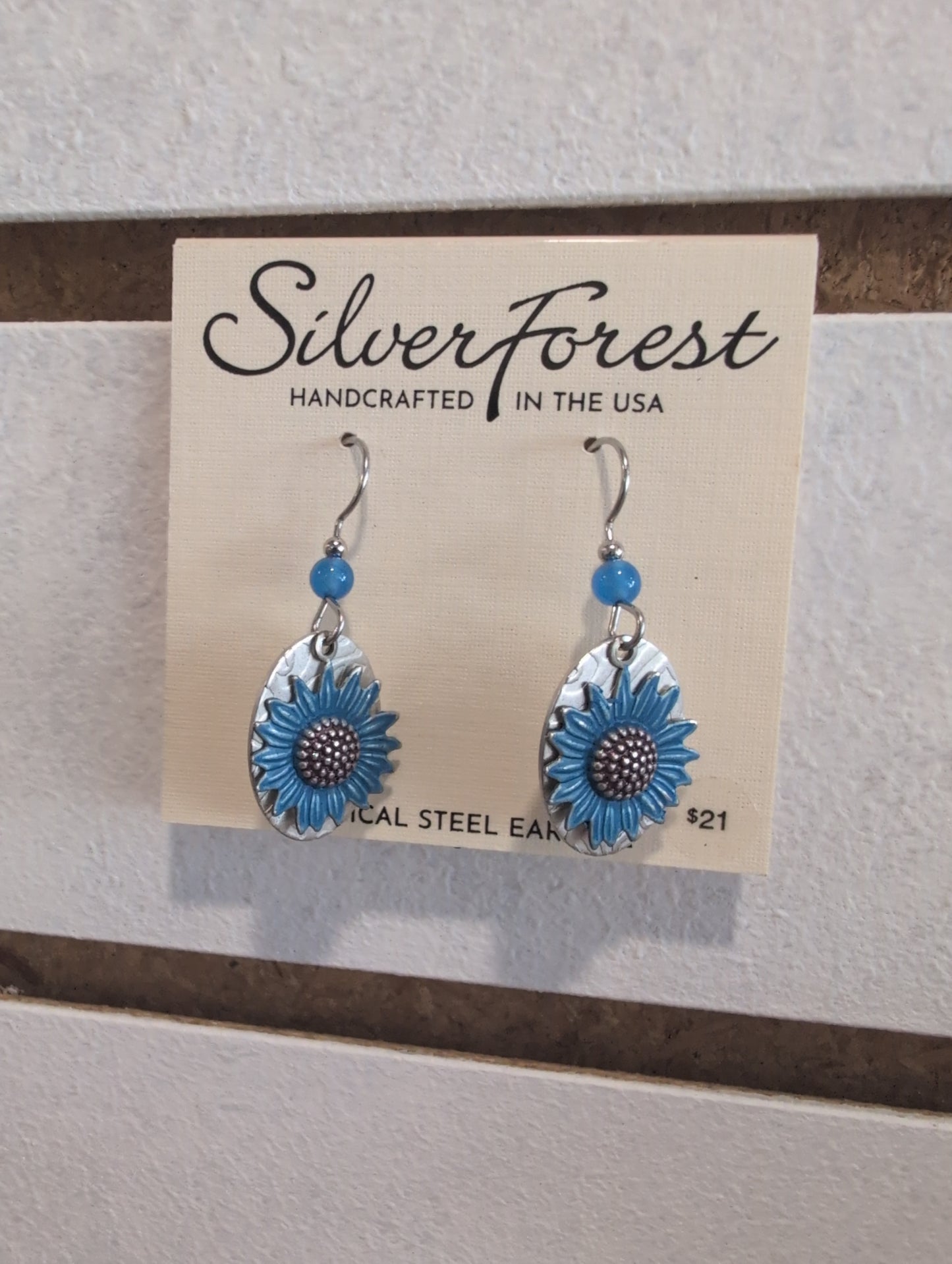 Silver Forest Earrings