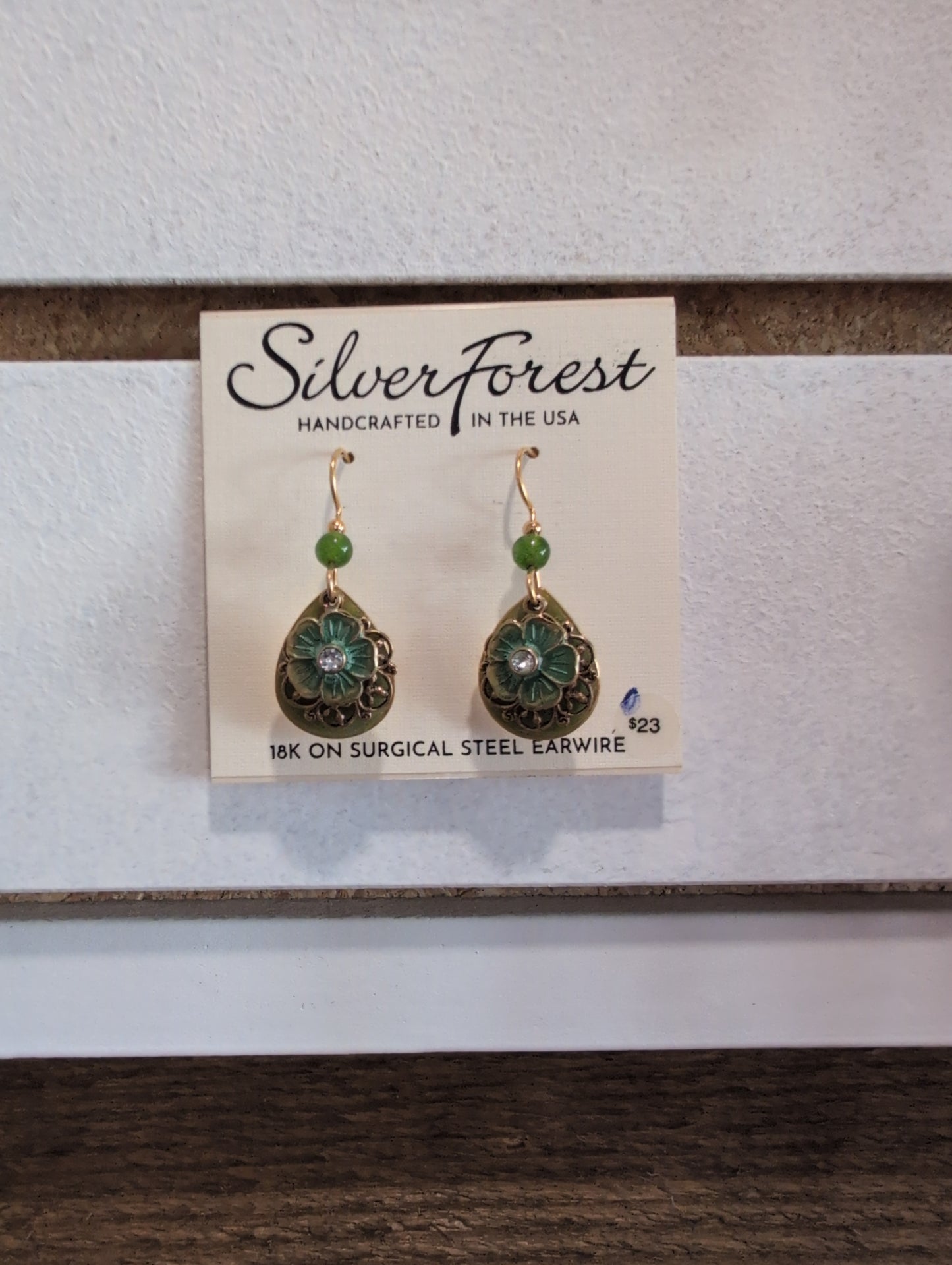 Silver Forest Earrings