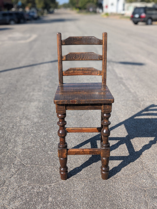 Old Cabin Ladder Barstools