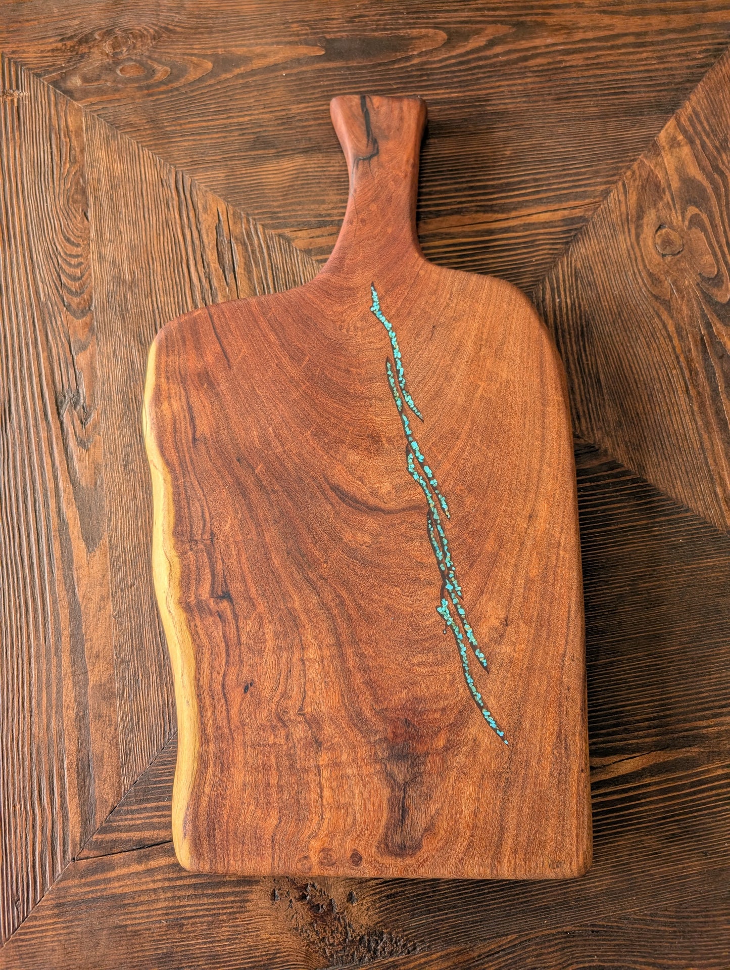 Charcuterie Board - Mesquite River w/ Turquoise